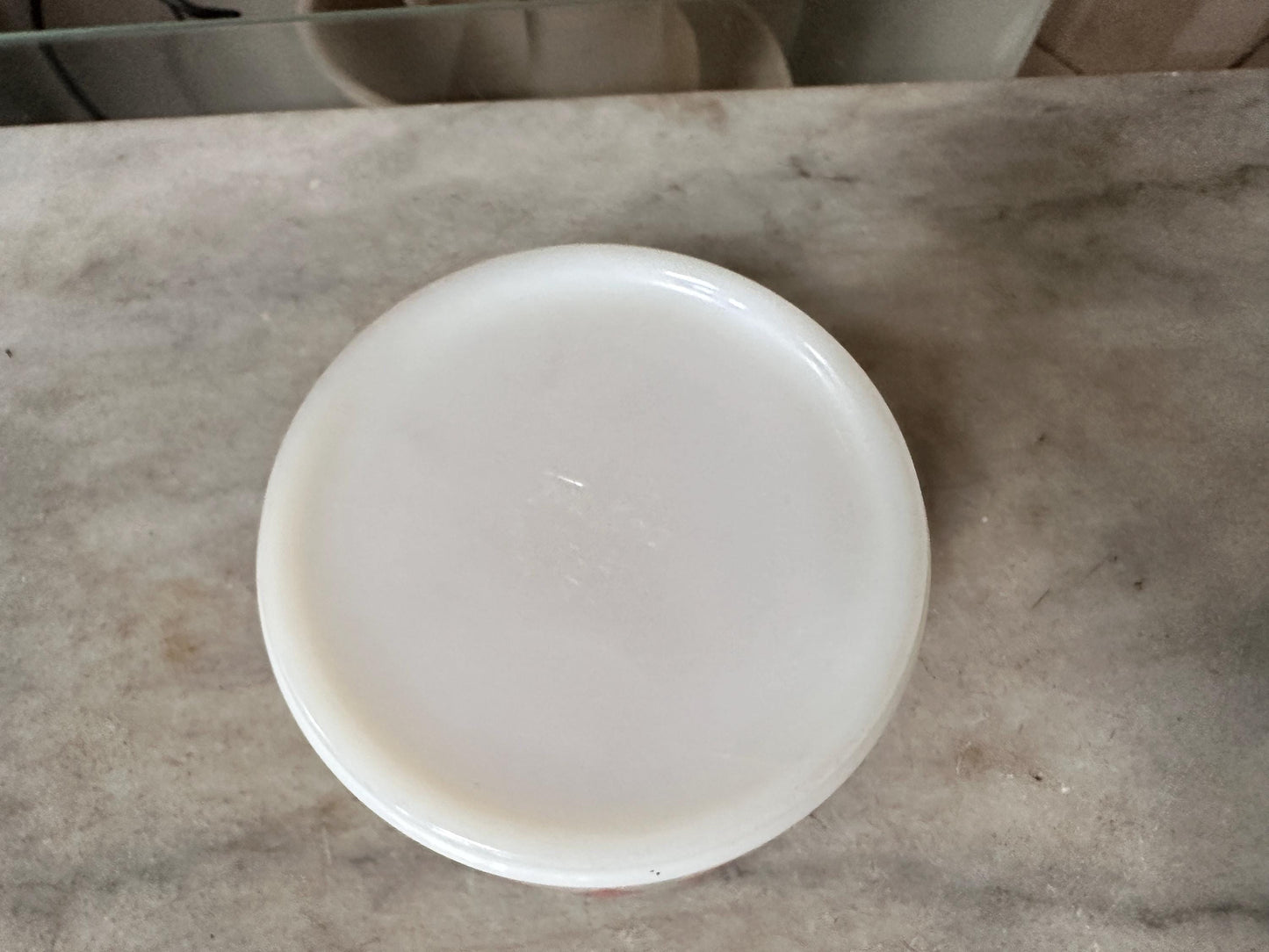 Vintage Fire-King Harlequin Diamond Milk Glass Bowl - Red – Stackable Retro Kitchenware