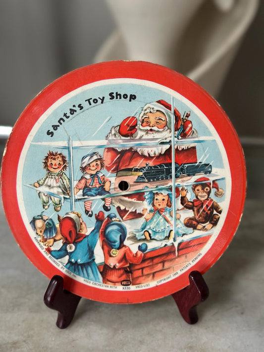 Vintage 1949 Voco Orchestra Picture Disc – “Santa’s Toy Shop / The First Noel