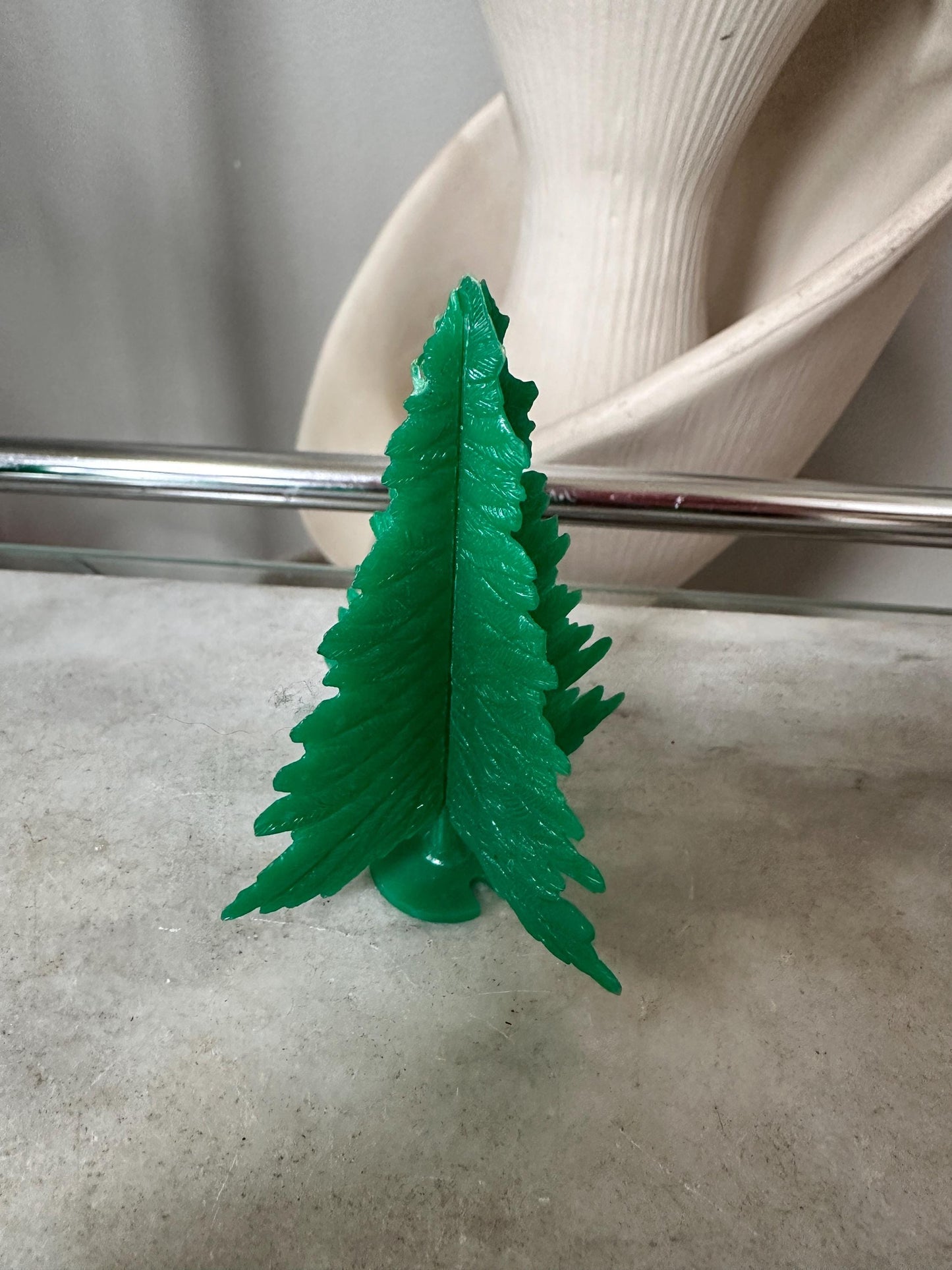 Vintage Lot of 11 Vintage Plasticville - O-O27 - #TR-6 Green Spruce Trees