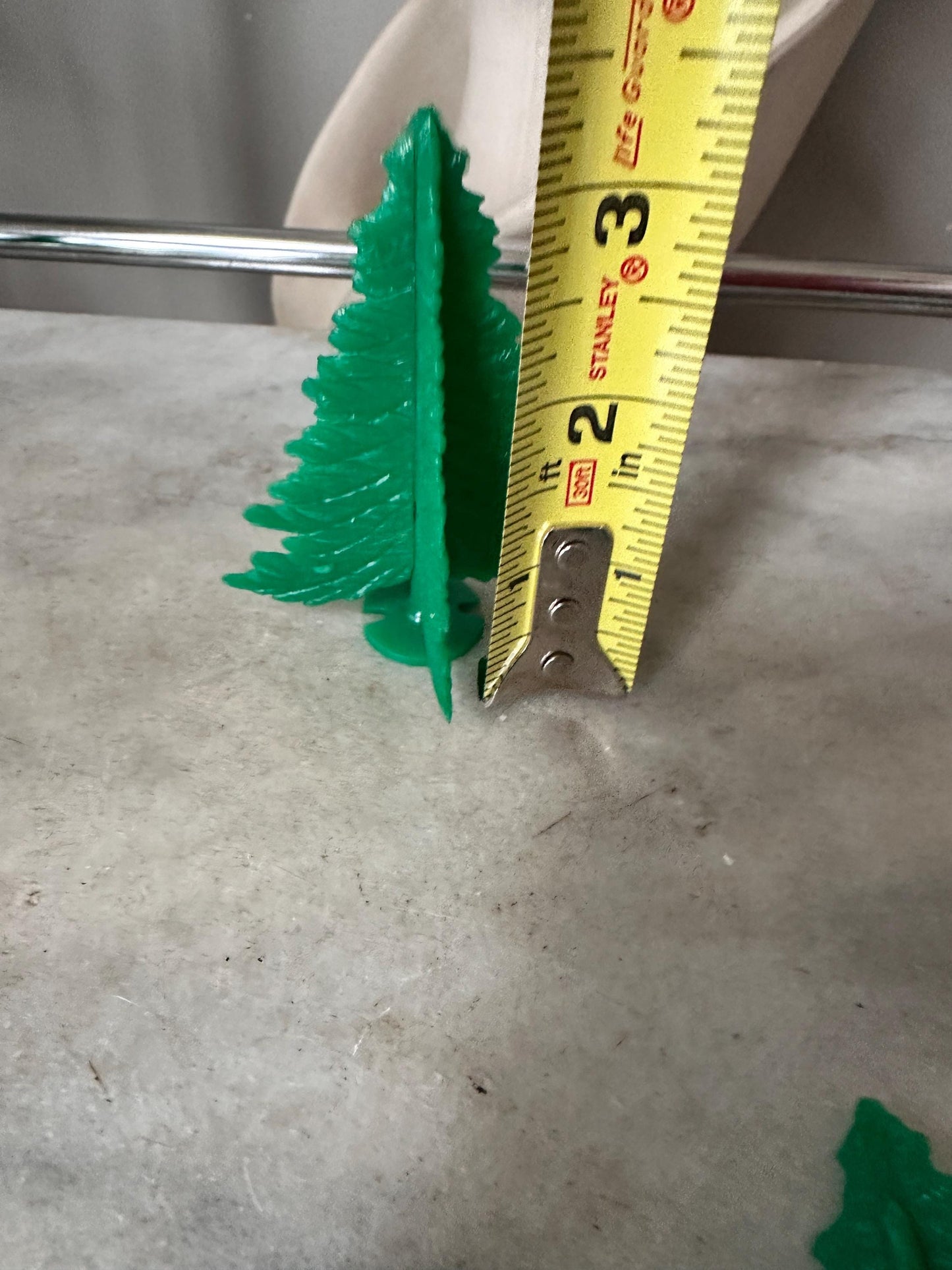 Vintage Lot of 11 Vintage Plasticville - O-O27 - #TR-6 Green Spruce Trees