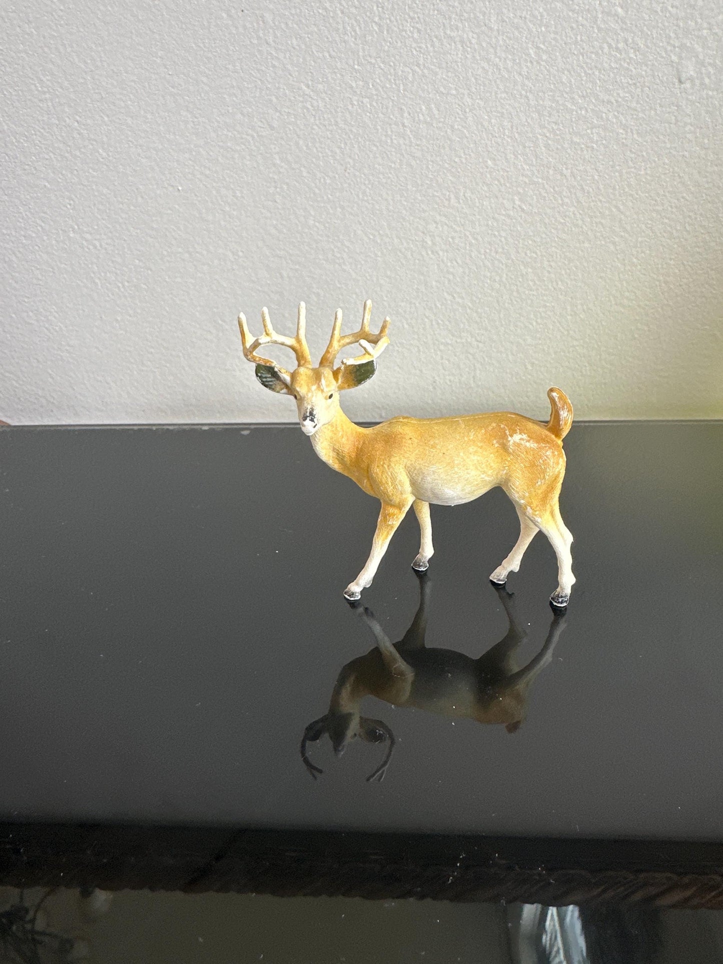 Vintage Estate Celluloid Christmas Reindeer - Set of Five