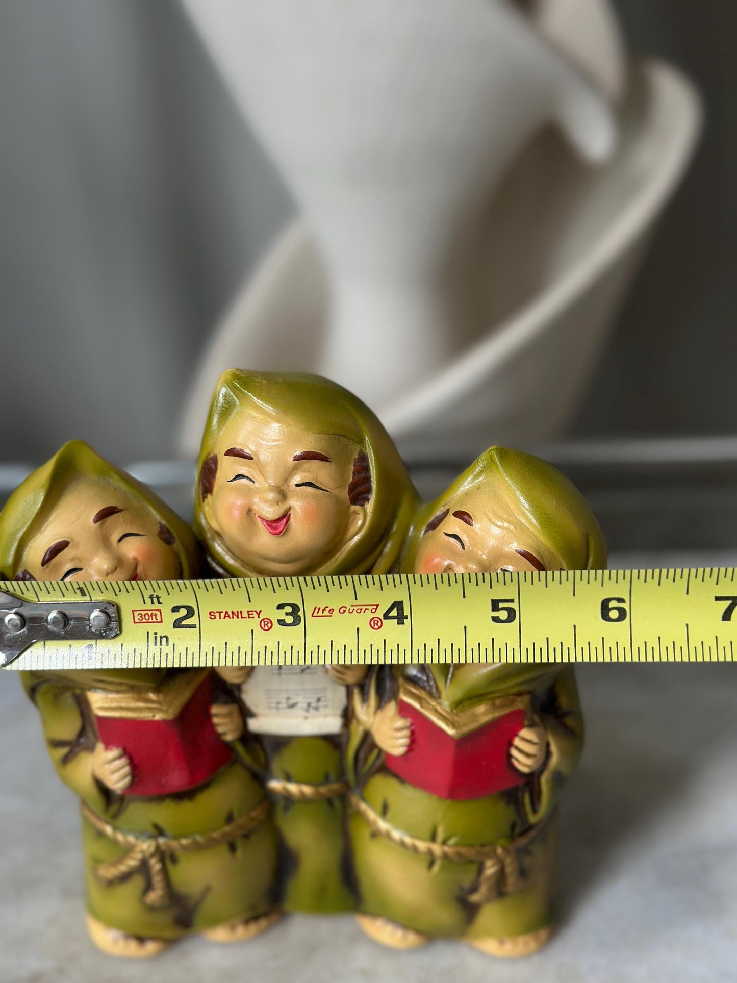 Vintage Star Creations Japan Musical Friar Figurines – “Joy to the World” – Original Box – 6.75” – Kitschy Christmas Collectible