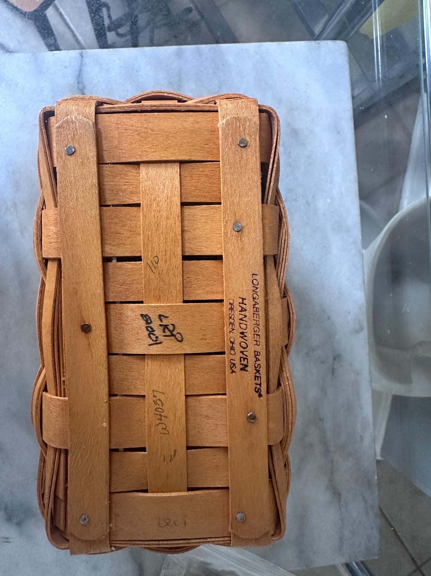 Longaberger Medium Saddlebrook Purse Basket | NOS | Signed + Dated | Liner, Leather Hang Tag & Documentation Included | Rare Basket | New
