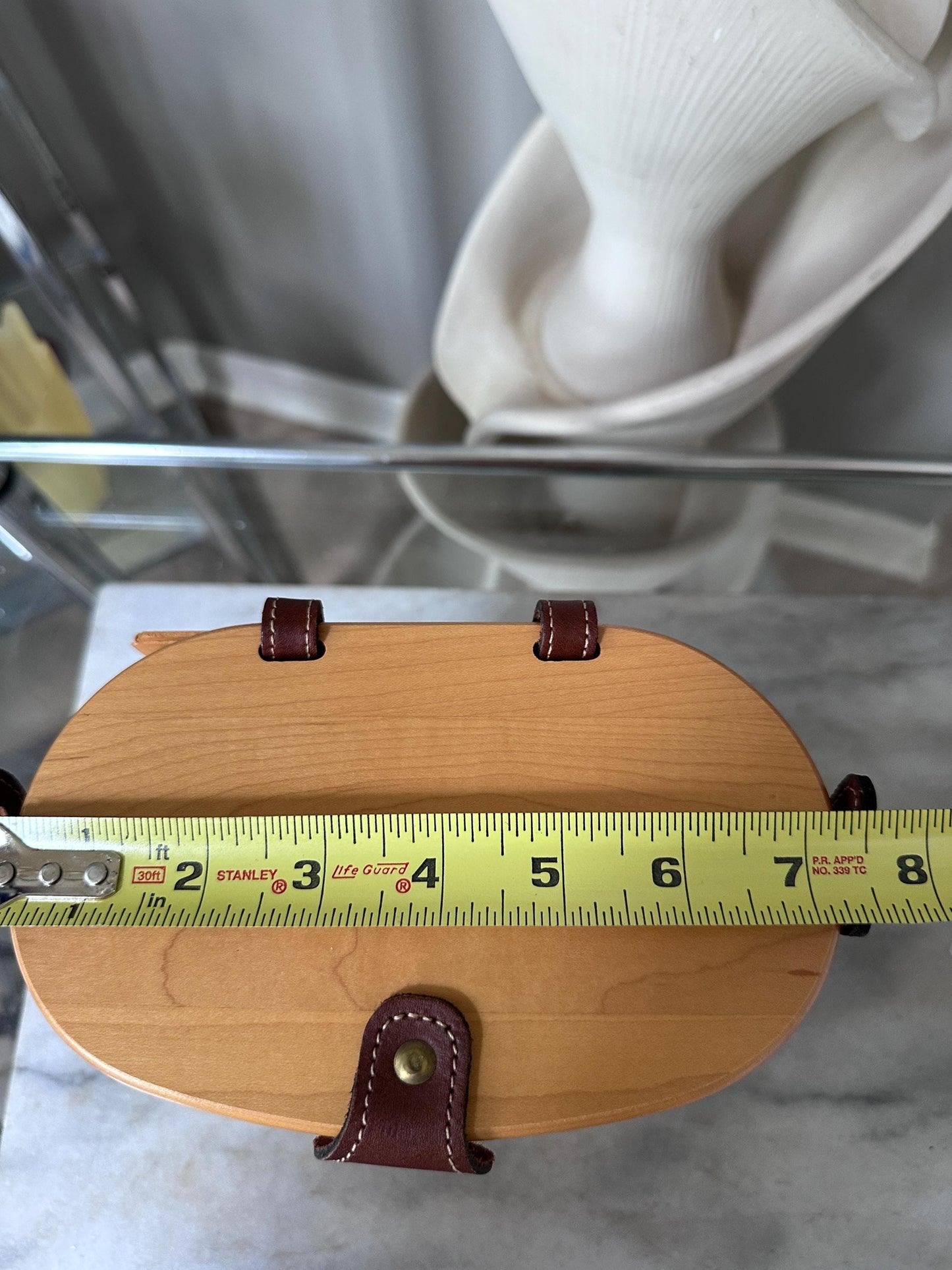 Longaberger Medium Saddlebrook Purse Basket | NOS | Signed + Dated | Liner, Leather Hang Tag & Documentation Included | Rare Basket | New