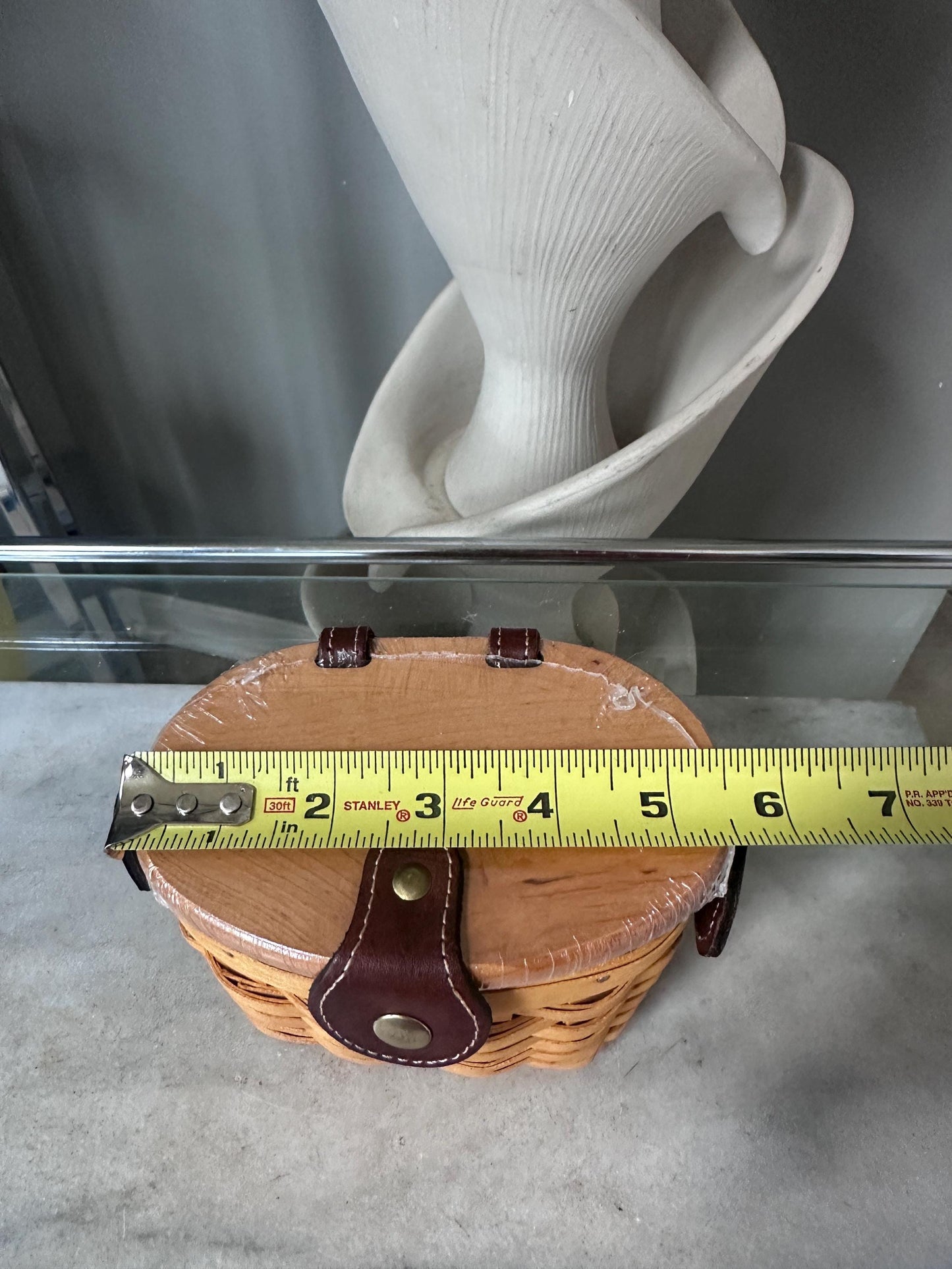 Longaberger Collectors Club Small Saddlebrook Purse Basket | New Old Stock | Signed & Dated | Rare Longaberger Basket Handbag