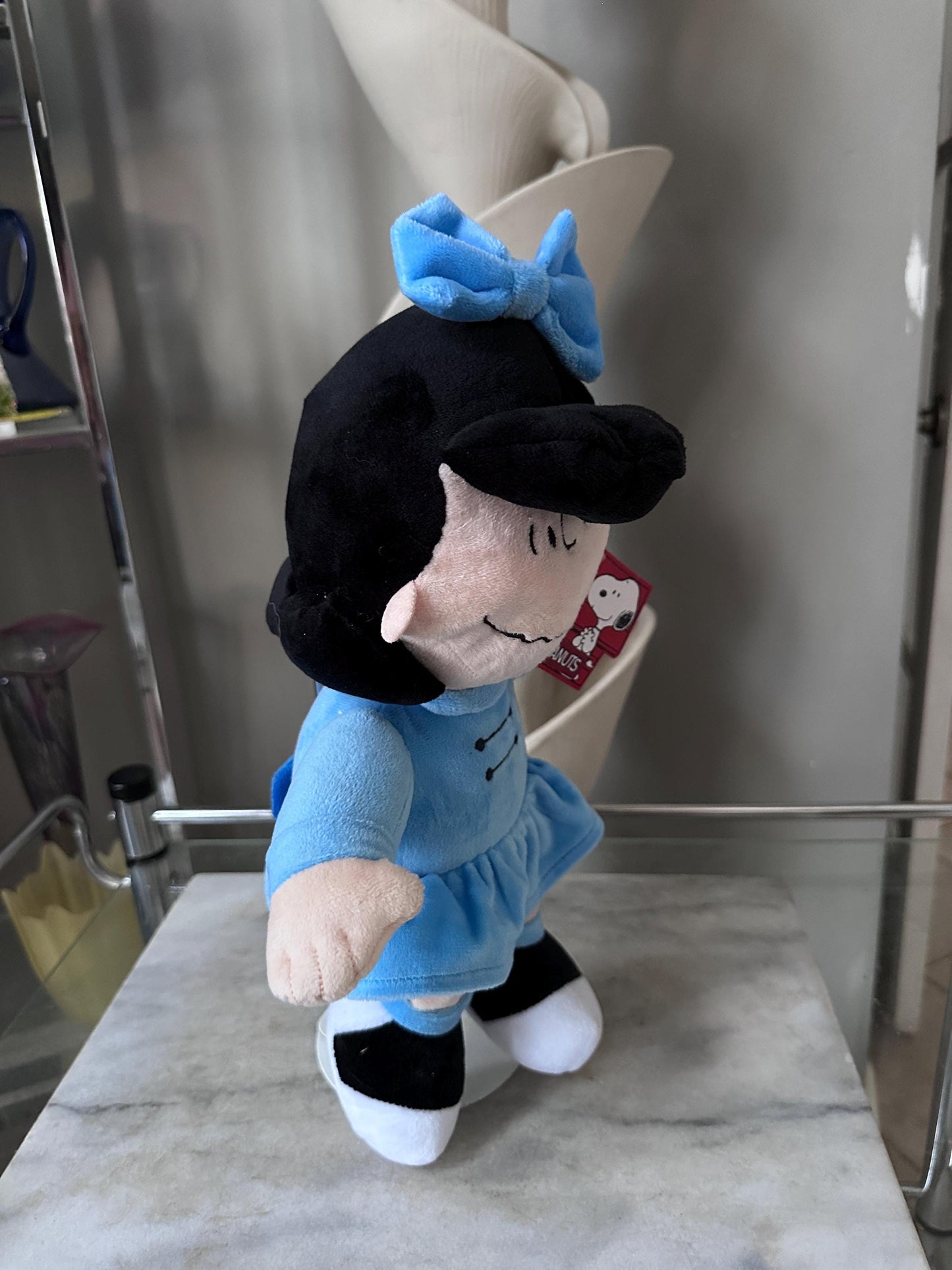 Vintage Peanuts Lucy Plush with Original Hang Tag | 16” Animal Adventure Stuffed Character | Snoopy & Charlie Brown Collectible