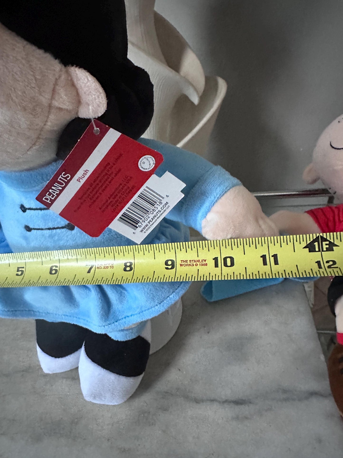 Vintage Peanuts Lucy Plush with Original Hang Tag | 16” Animal Adventure Stuffed Character | Snoopy & Charlie Brown Collectible