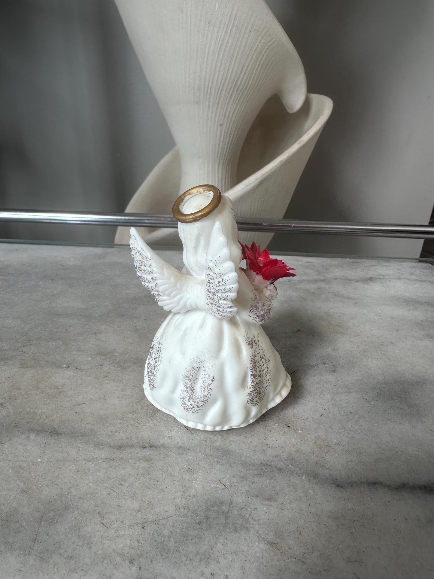 Vintage Lefton Japan December Angel Christmas Figurine | Mid-Century Holiday Collectible (PLEASE READ DESCRIPTION)