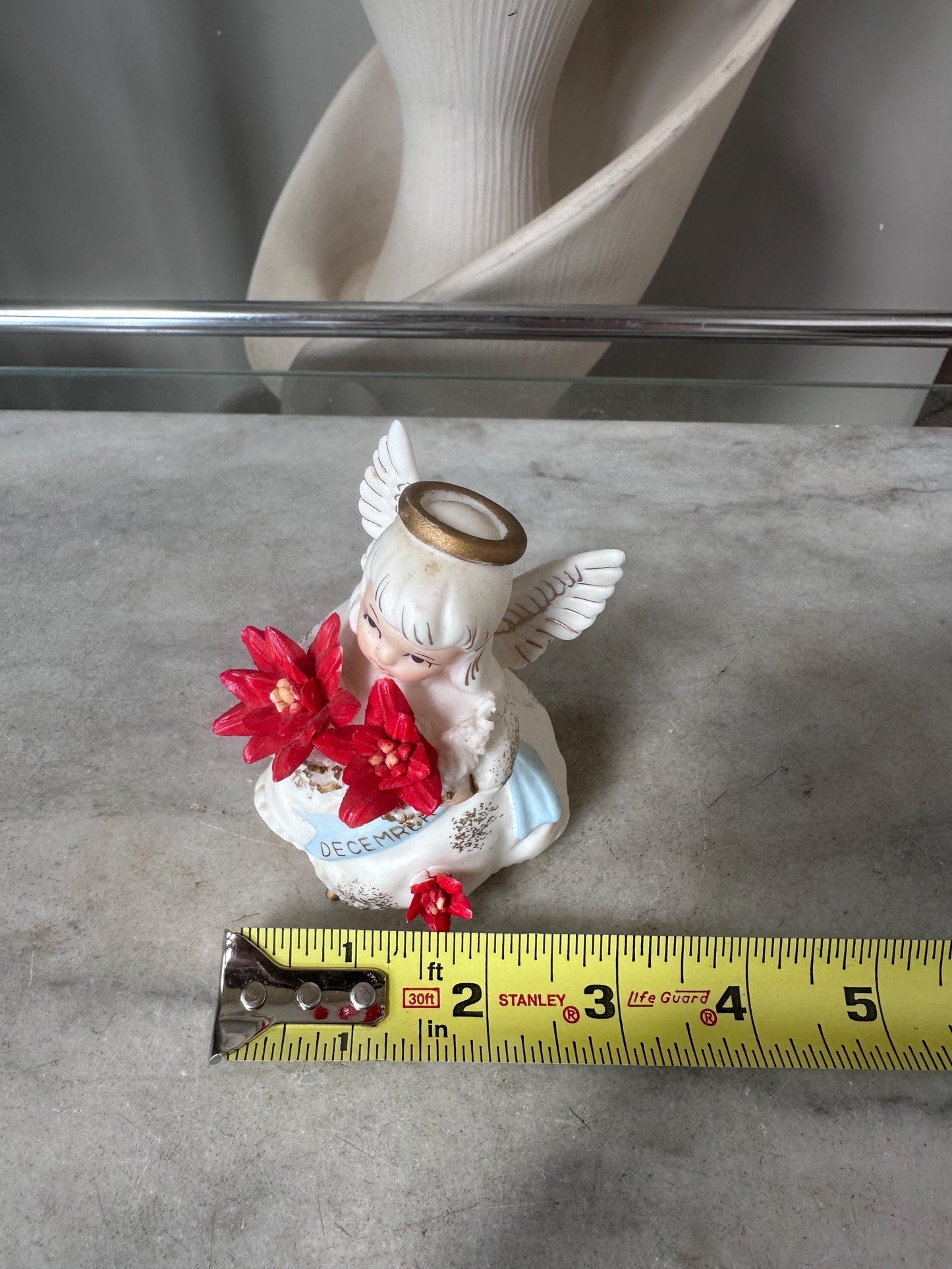 Vintage Lefton Japan December Angel Christmas Figurine | Mid-Century Holiday Collectible (PLEASE READ DESCRIPTION)