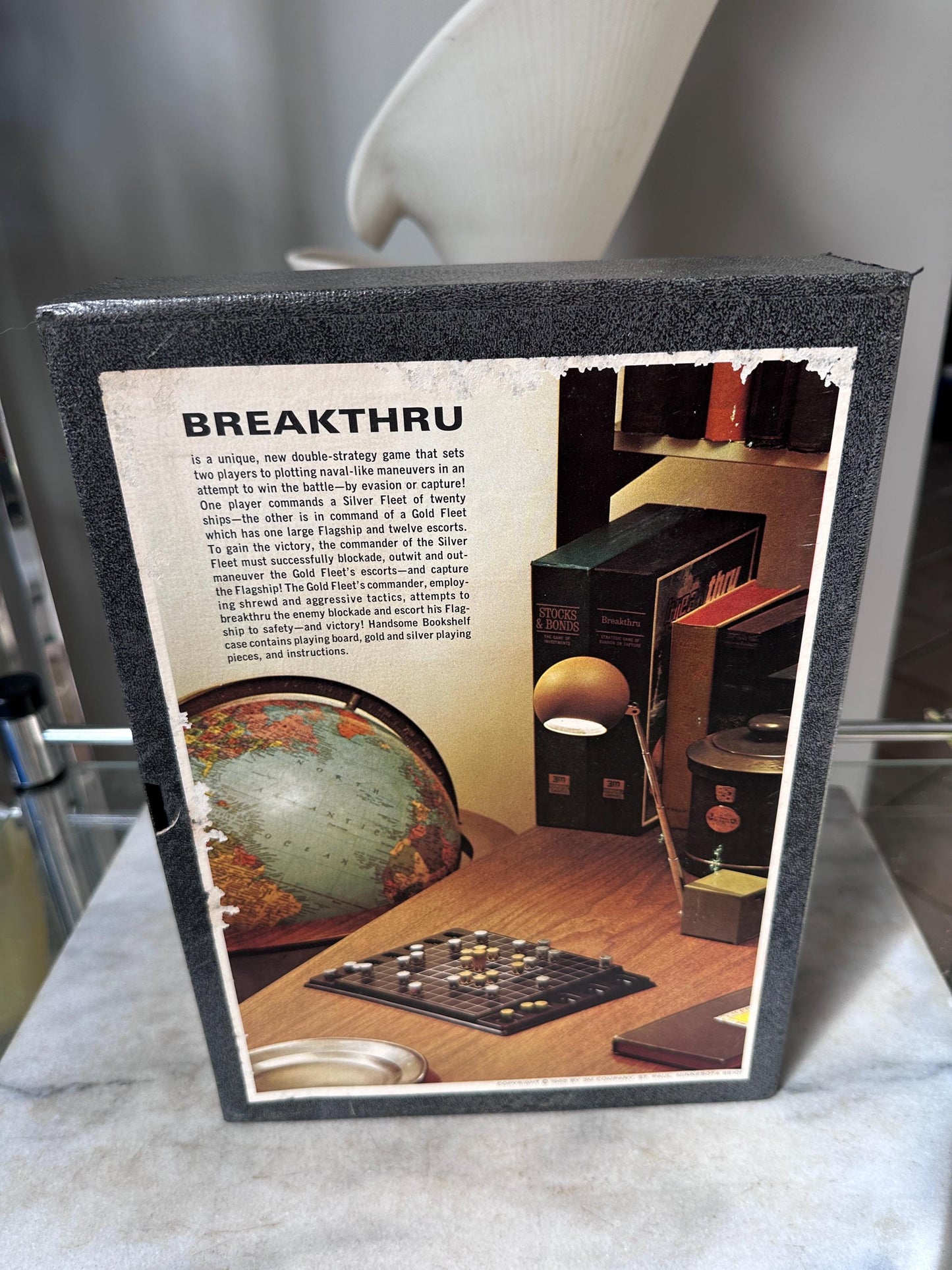 Vintage 1965 Breakthru Double Strategy Game | 3M Bookshelf Series Board Game | Complete Mid-Century Classic