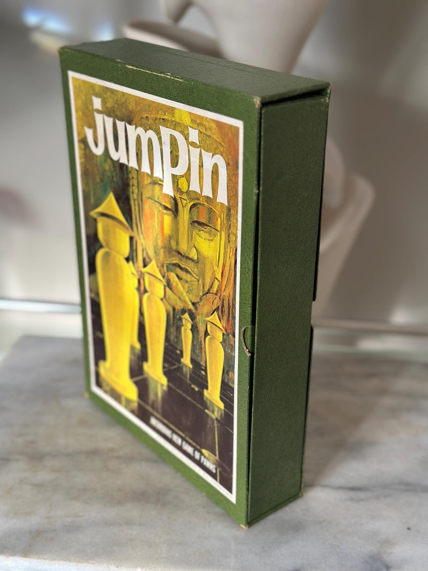 Vintage 1964 3M Bookshelf Series “Jumpin” Board Game | Complete Strategy Game with Metal Gold & Silver Pawns | Mid-Century Family Game