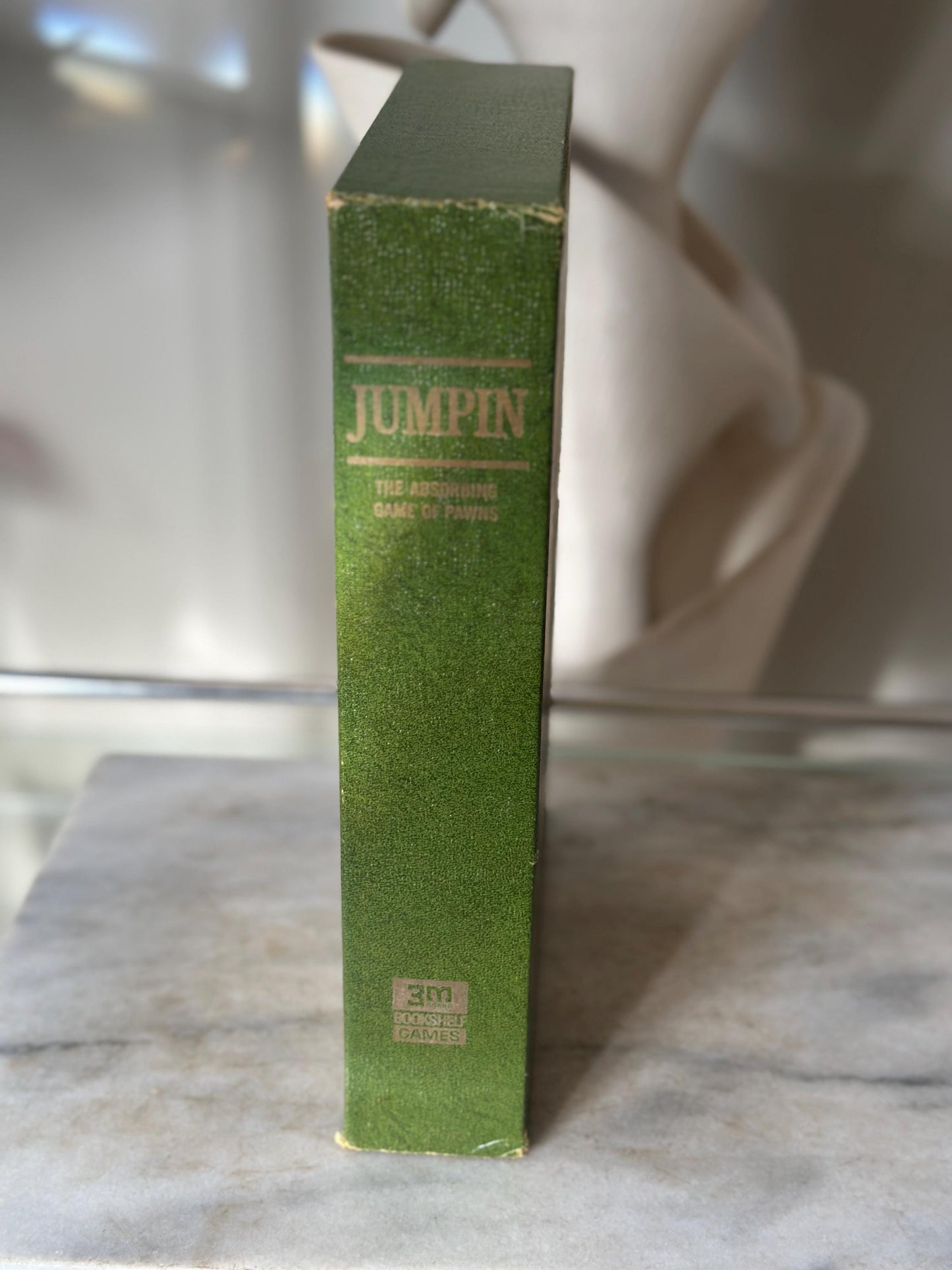 Vintage 1964 3M Bookshelf Series “Jumpin” Board Game | Complete Strategy Game with Metal Gold & Silver Pawns | Mid-Century Family Game