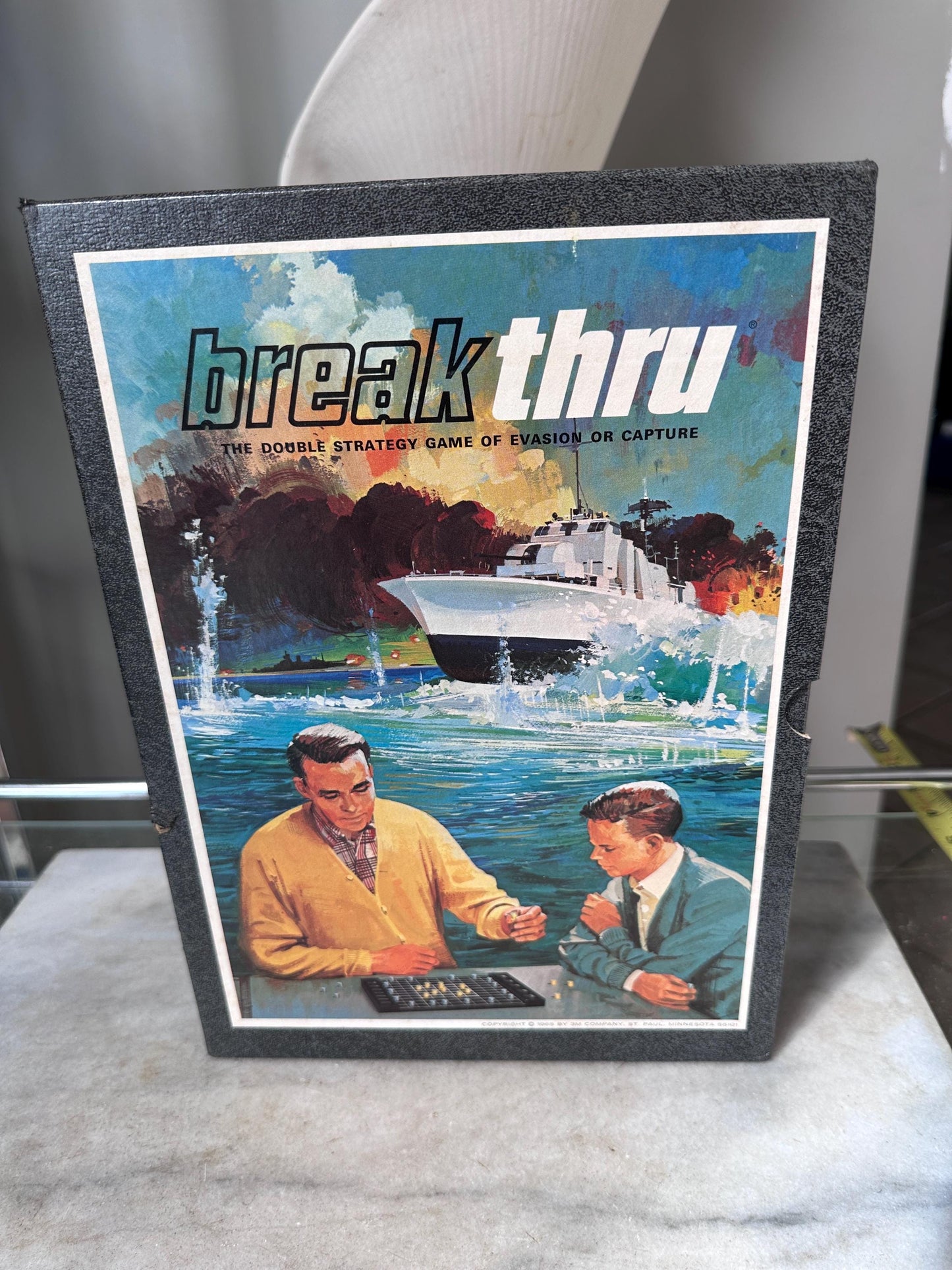 Vintage 1965 Breakthru Double Strategy Game | 3M Bookshelf Series Board Game | Complete Mid-Century Classic