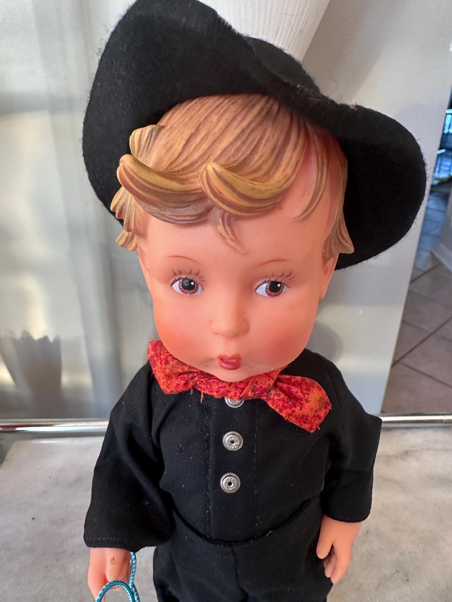 Vintage Goebel Hummel Doll Set – Liesl “Happy Pastime” & Felix the Chimney Sweep – 11” Vinyl Dolls – Germany – Original Packaging Included
