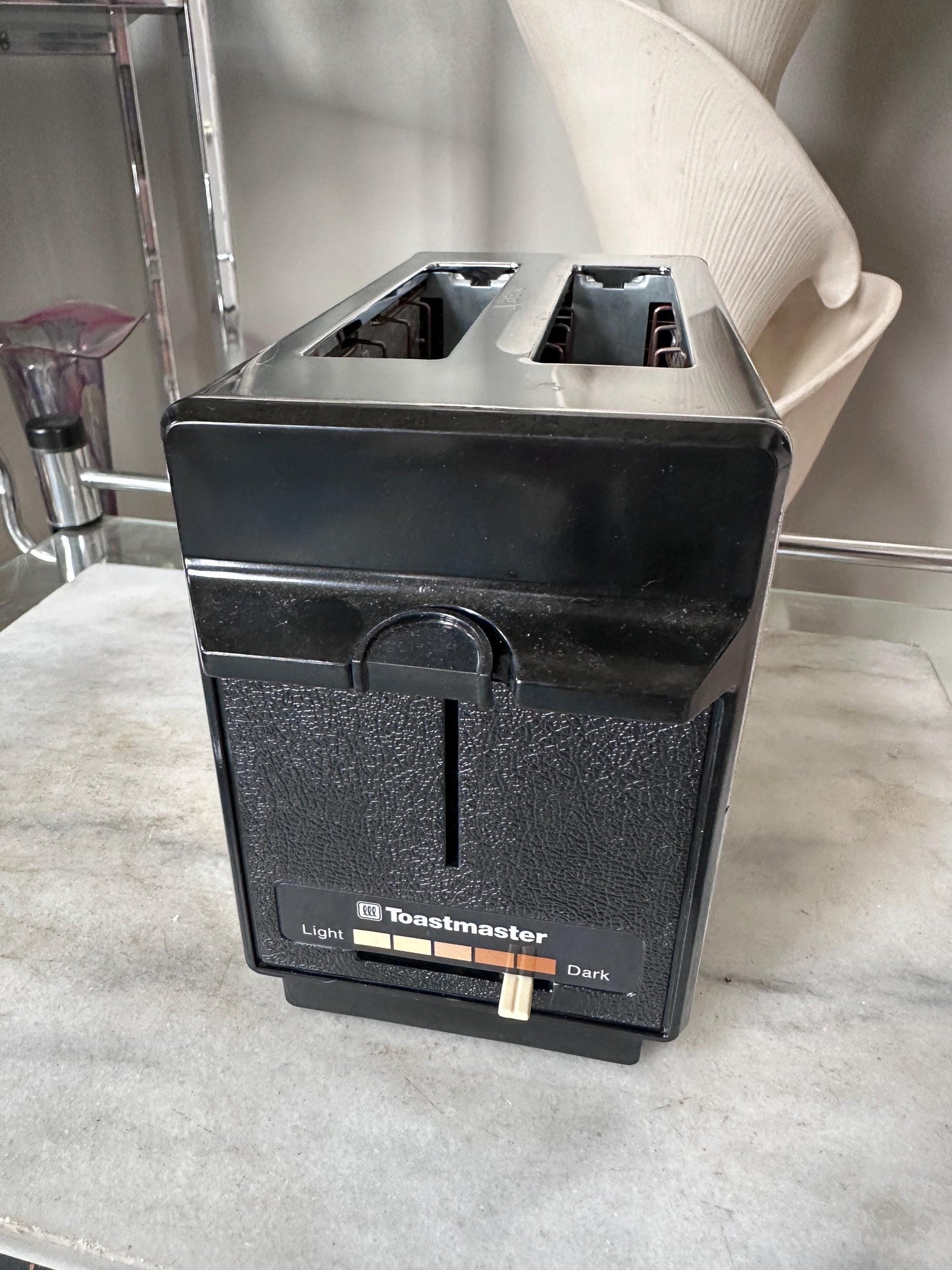 Vintage McGraw-Edison Toastmaster B700B Toaster | Chrome & Black 2-Slice Toaster | Tested, Working | Mid-Century Kitchen Appliance | Retro