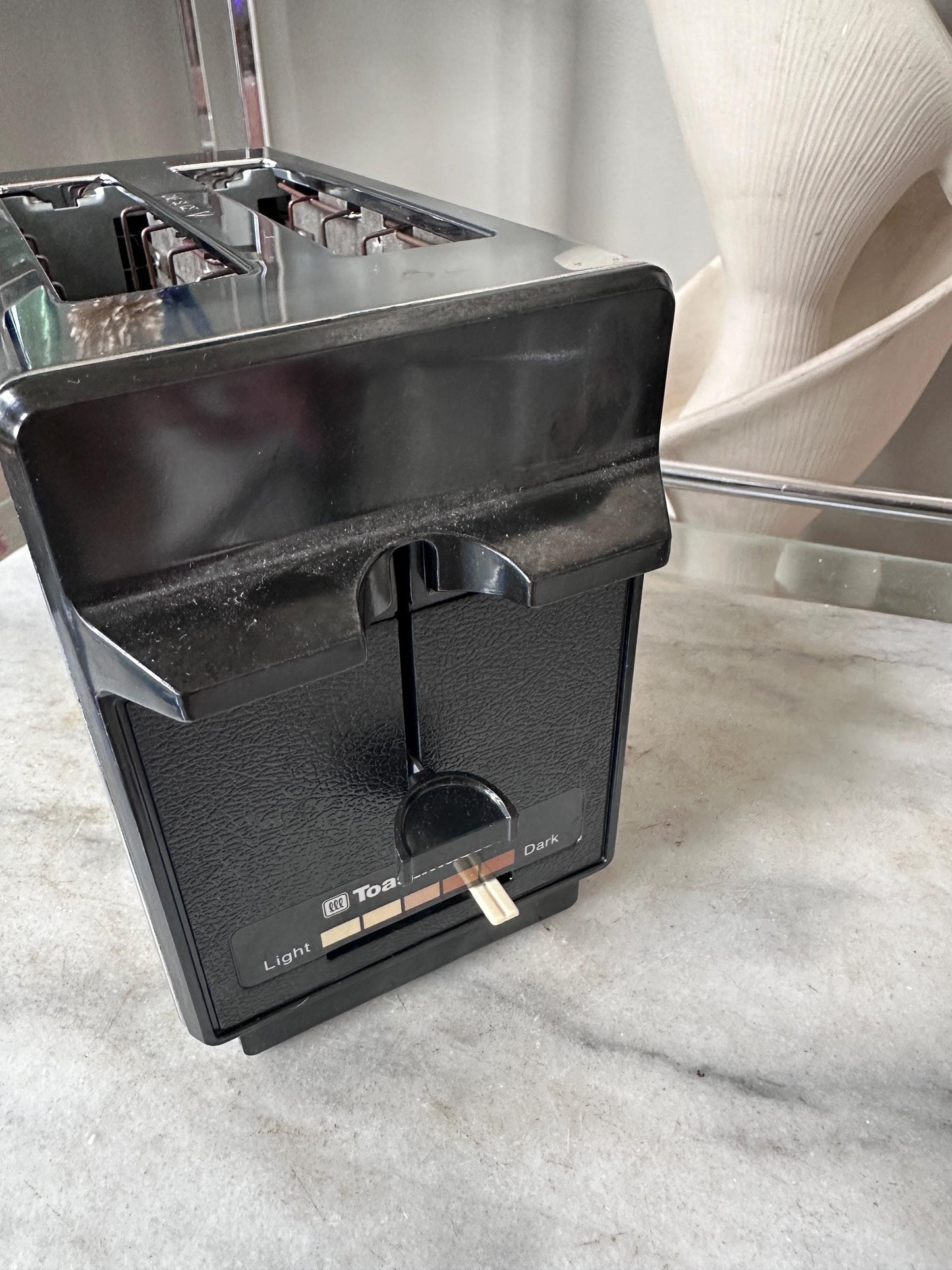 Vintage McGraw-Edison Toastmaster B700B Toaster | Chrome & Black 2-Slice Toaster | Tested, Working | Mid-Century Kitchen Appliance | Retro