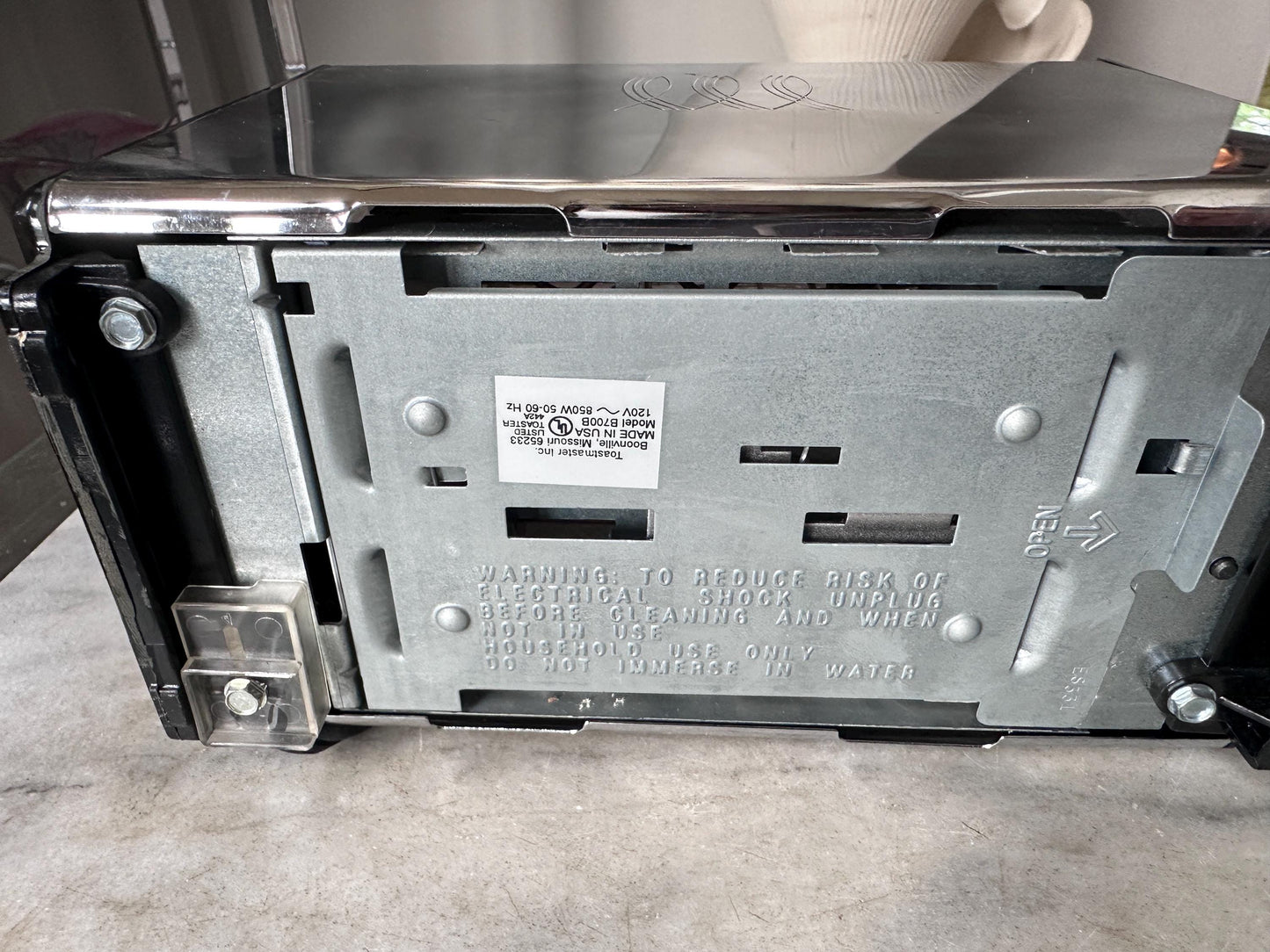 Vintage McGraw-Edison Toastmaster B700B Toaster | Chrome & Black 2-Slice Toaster | Tested, Working | Mid-Century Kitchen Appliance | Retro