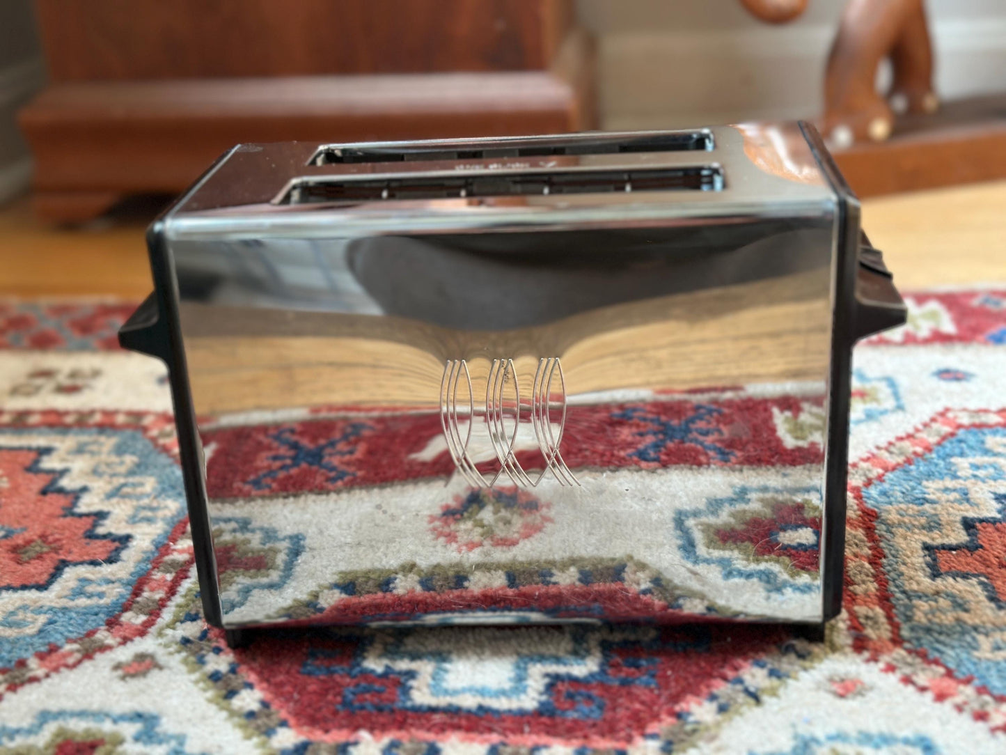 Vintage McGraw-Edison Toastmaster B700B Toaster | Chrome & Black 2-Slice Toaster | Tested, Working | Mid-Century Kitchen Appliance | Retro