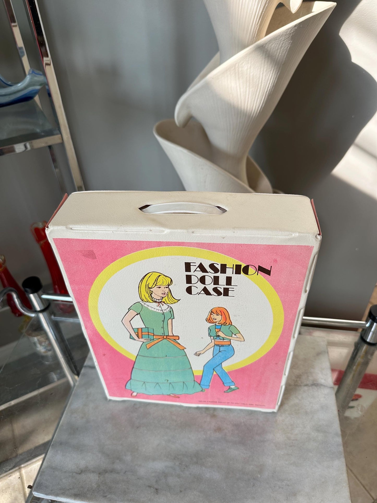 Vintage Fashion Doll Case Holds Barbie & Clothes