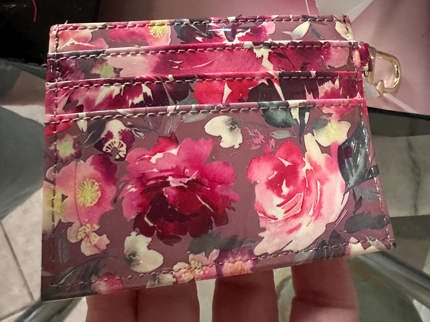 NWT Betsey Johnson Blush Patent Crossbody Bag w/Hearts & Cardholder Set MSRP-98 Dollars