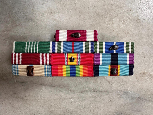 US Modern War in Afghanistan Era 10 Ribbon Bar Set (Army)