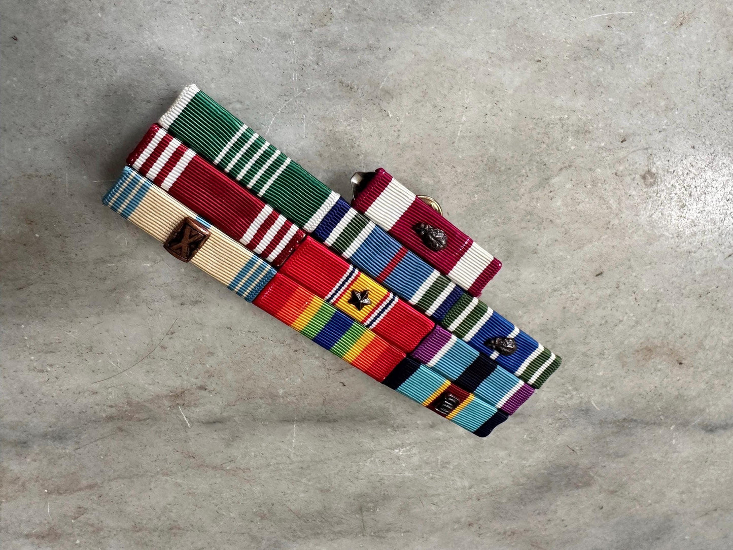 US Modern War in Afghanistan Era 10 Ribbon Bar Set (Army)