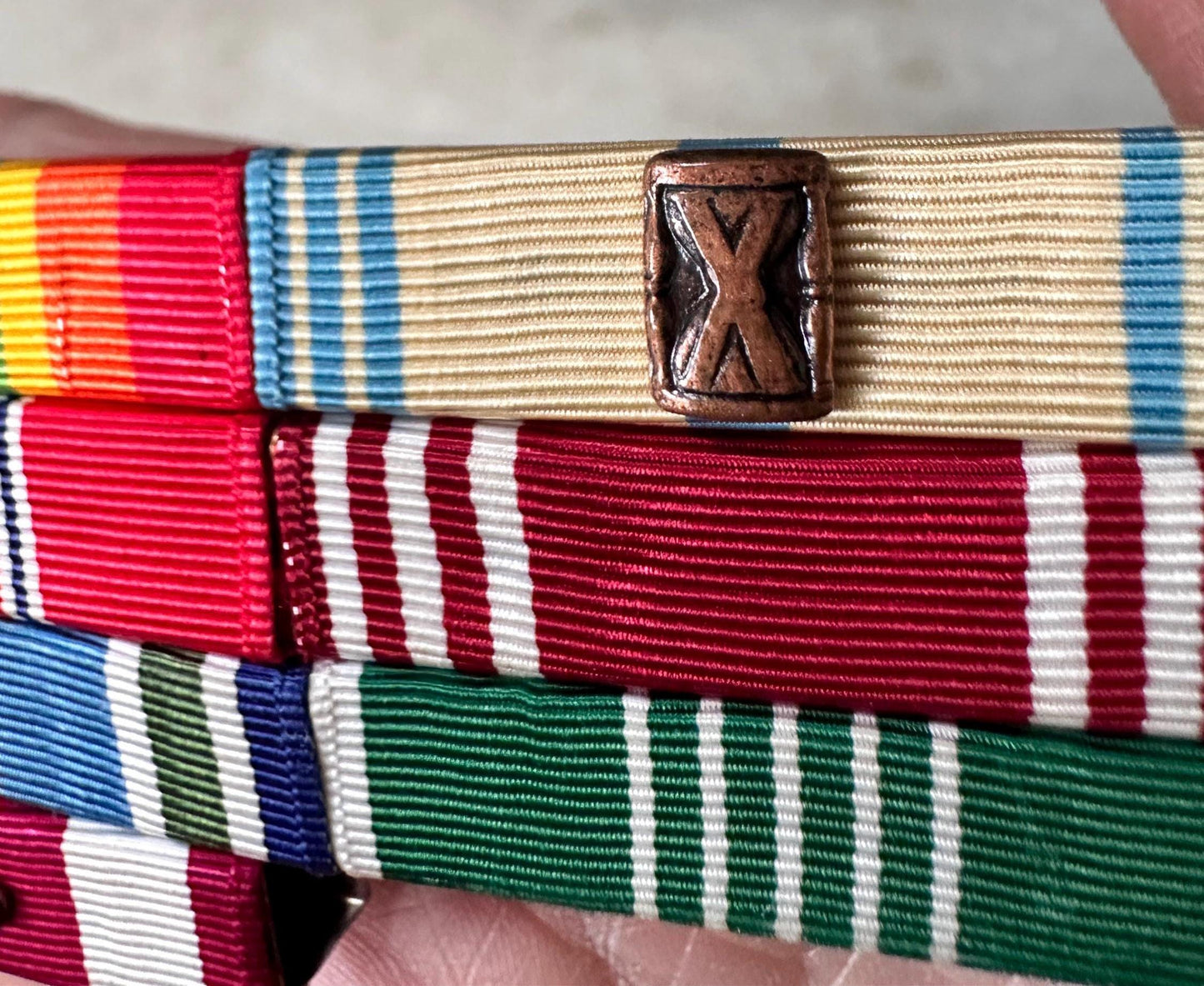 US Modern War in Afghanistan Era 10 Ribbon Bar Set (Army)