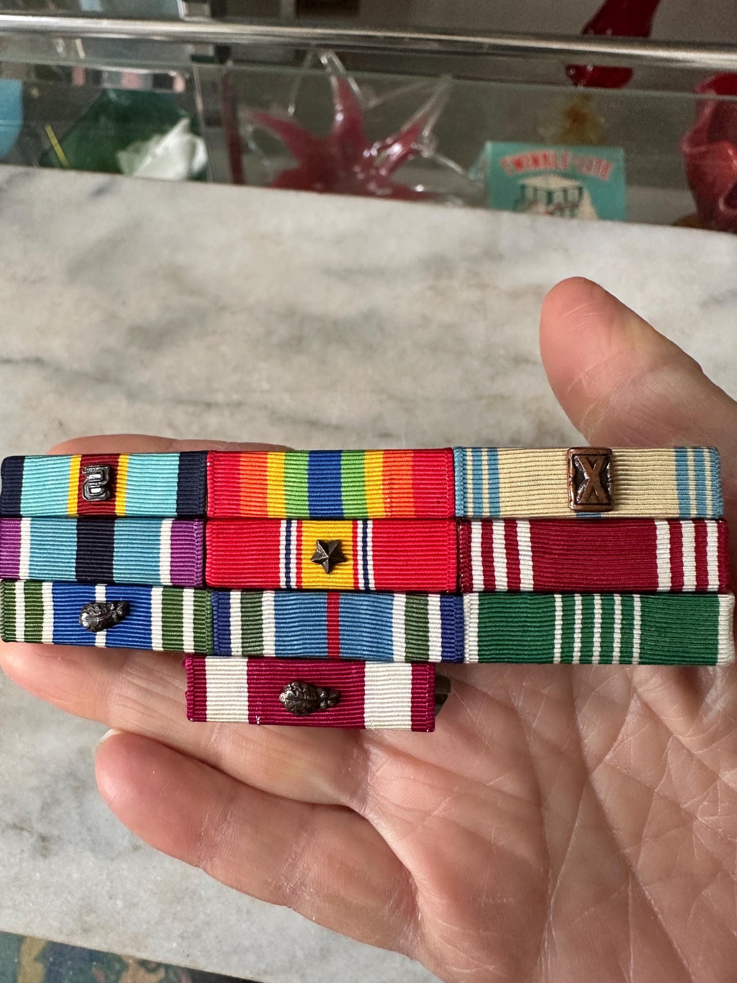 US Modern War in Afghanistan Era 10 Ribbon Bar Set (Army)