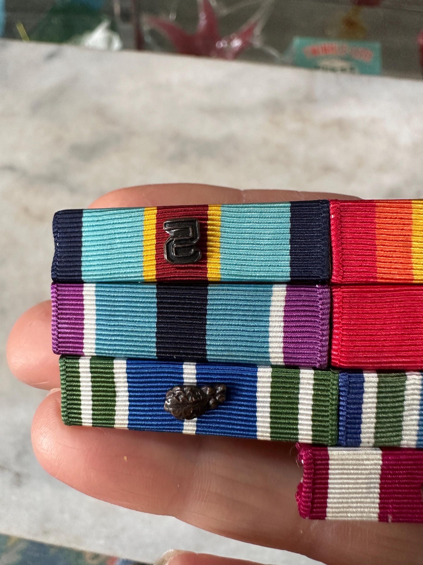 US Modern War in Afghanistan Era 10 Ribbon Bar Set (Army)