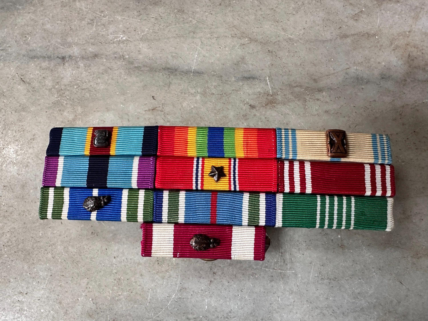 US Modern War in Afghanistan Era 10 Ribbon Bar Set (Army)