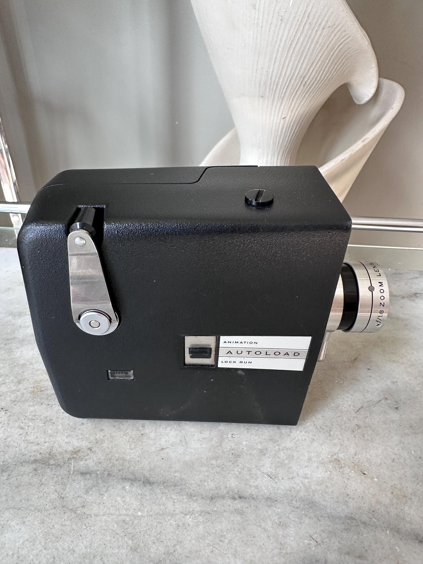 Vintage Bell & Howell Movie Outfit – Model 256 8mm Projector + Zoom Reflex Auto Load Movie Camera – Lighting Kit Included