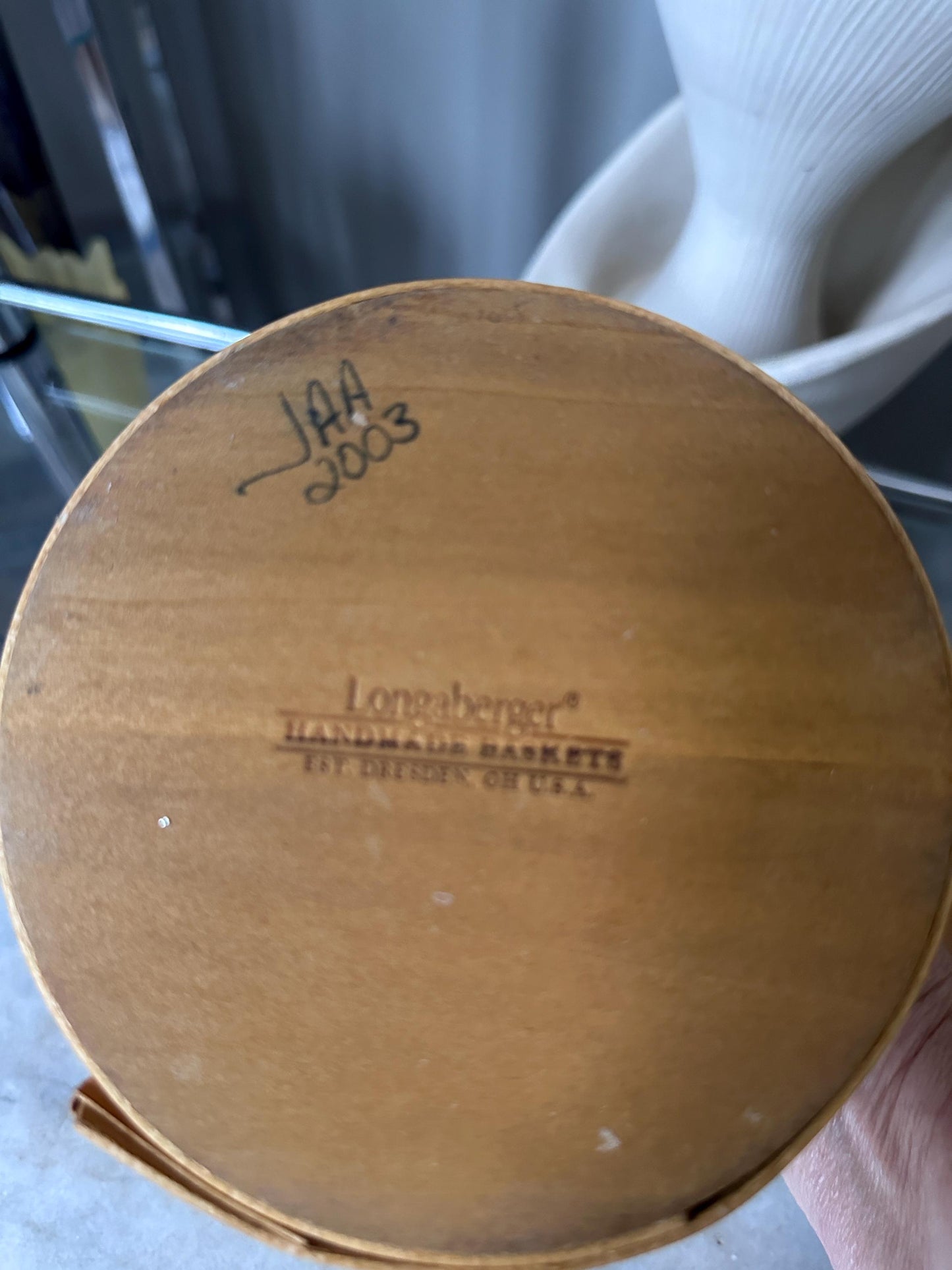 Vintage 2003 Longaberger 16-Piece Canister Basket Set with Wooden Lids +  Protectors | Signed & Dated | Original Pamphlets Included