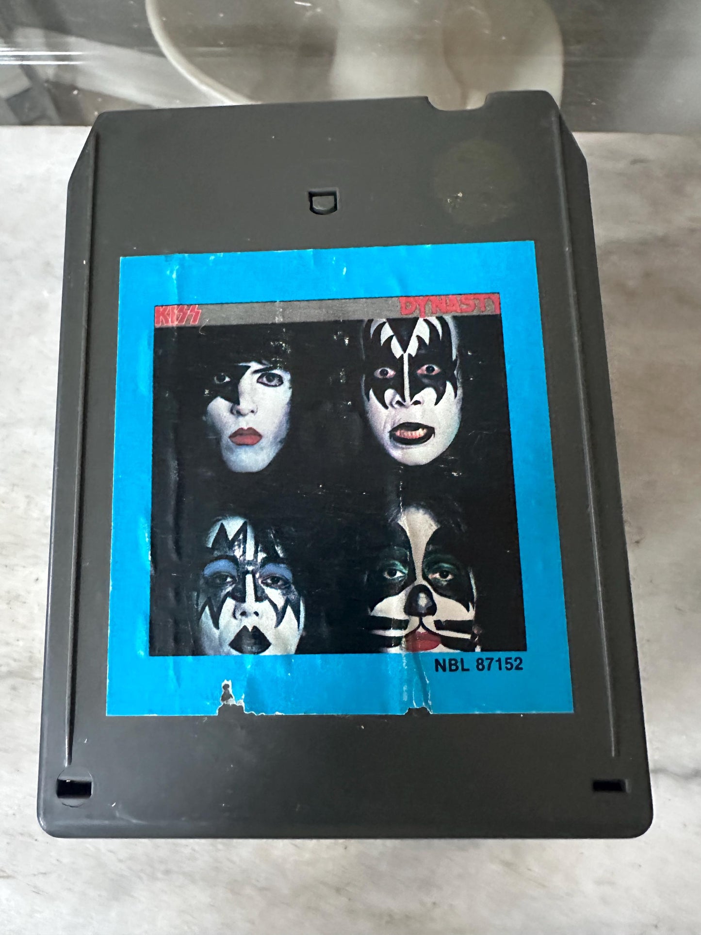 Vintage Mock Croc  8 Track Case | Faux Leather 30  8 Track Tape Carrying Case with 30 Tapes – 70s-80s, Cars, Blondie, Led Zeppelin and More