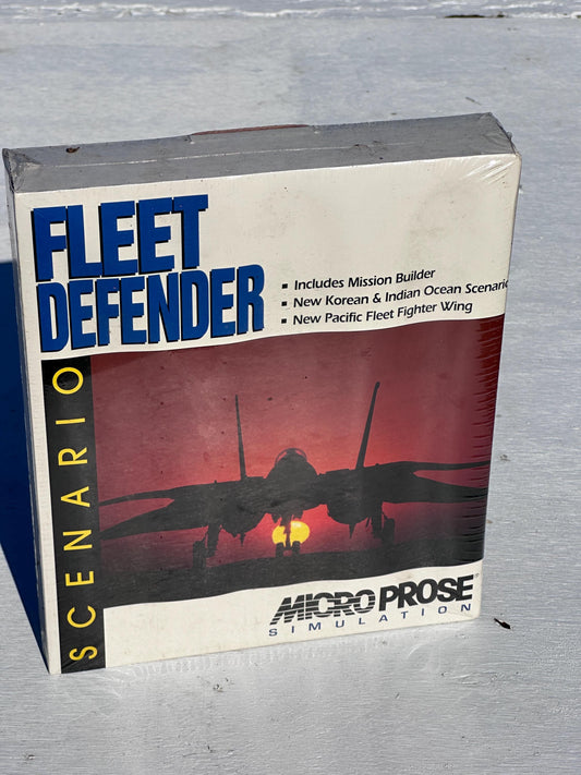 Fleet Defender Scenario Video Game (Sealed New Old Stock) – Vintage Naval Flight Combat Game | NOS Software | Collector’s Item