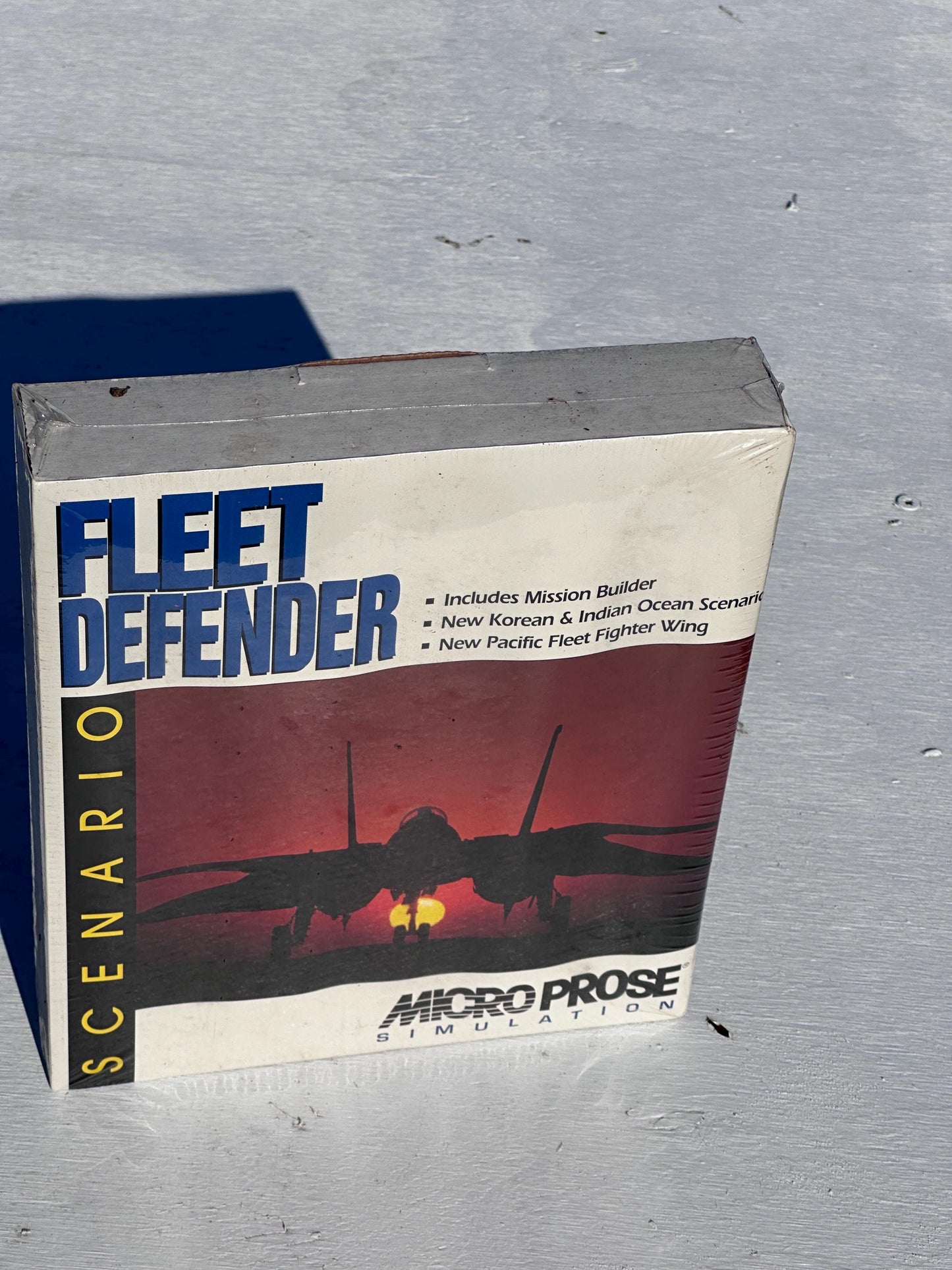 Fleet Defender Scenario Video Game (Sealed New Old Stock) – Vintage Naval Flight Combat Game | NOS Software | Collector’s Item