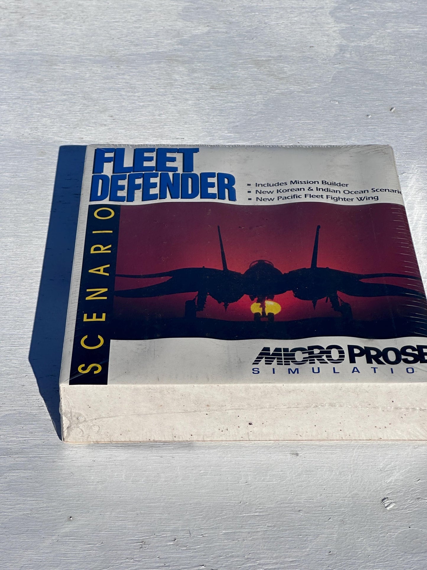Fleet Defender Scenario Video Game (Sealed New Old Stock) – Vintage Naval Flight Combat Game | NOS Software | Collector’s Item