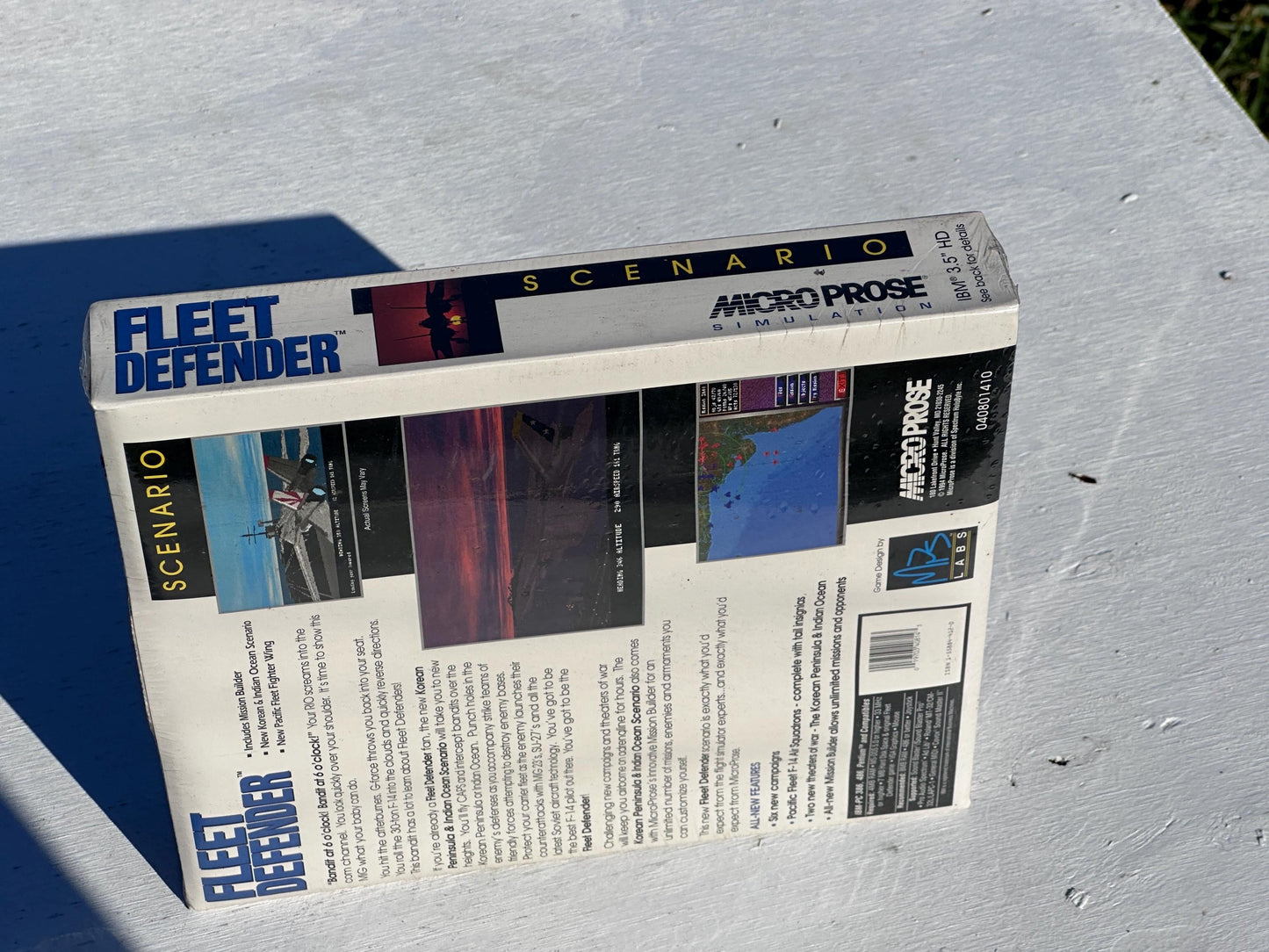 Fleet Defender Scenario Video Game (Sealed New Old Stock) – Vintage Naval Flight Combat Game | NOS Software | Collector’s Item