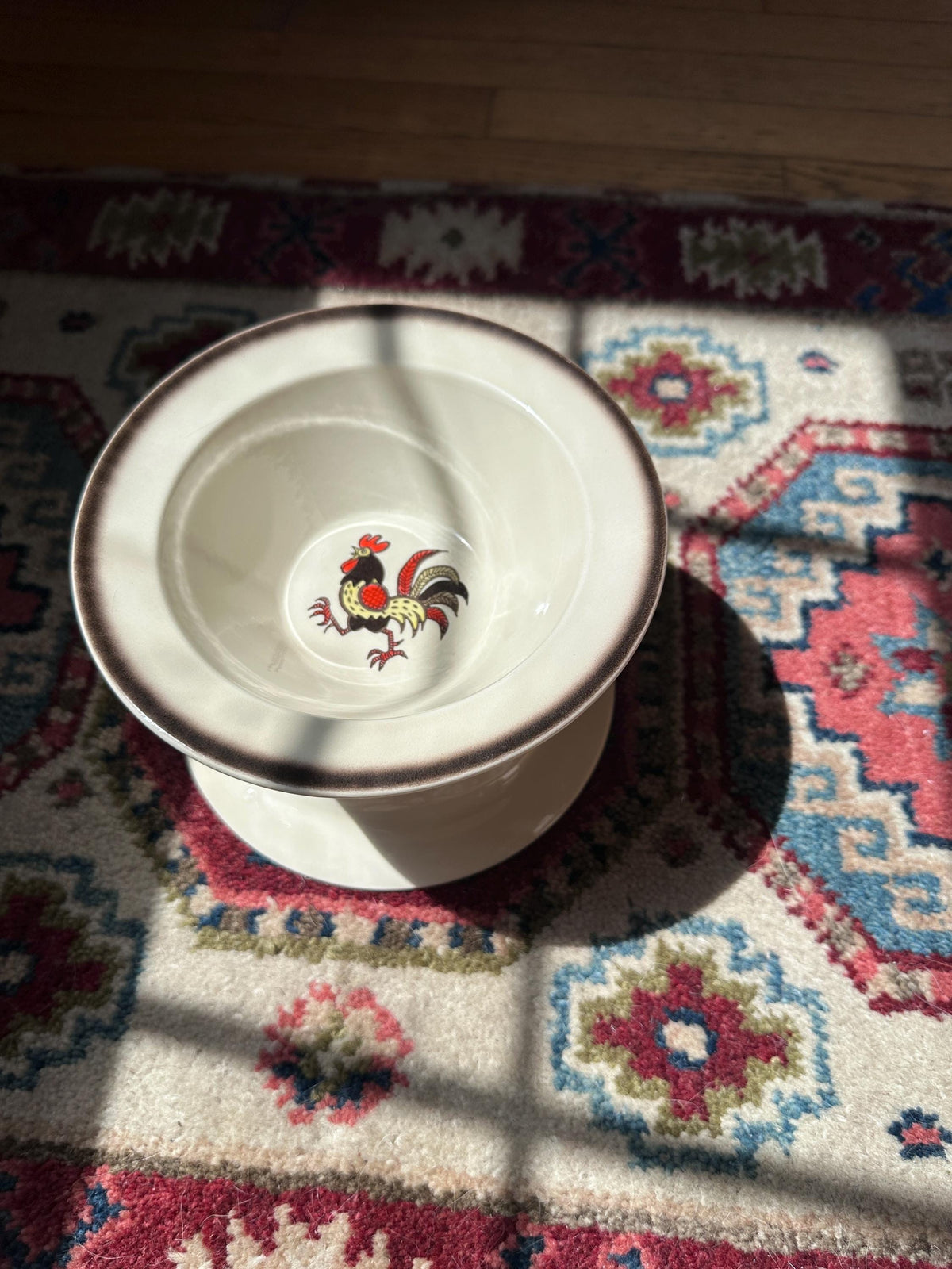 Set of 2 Vintage Metlox Red Rooster Cereal Bowls – Farmhouse Kitchen MCM USA, 7.25”