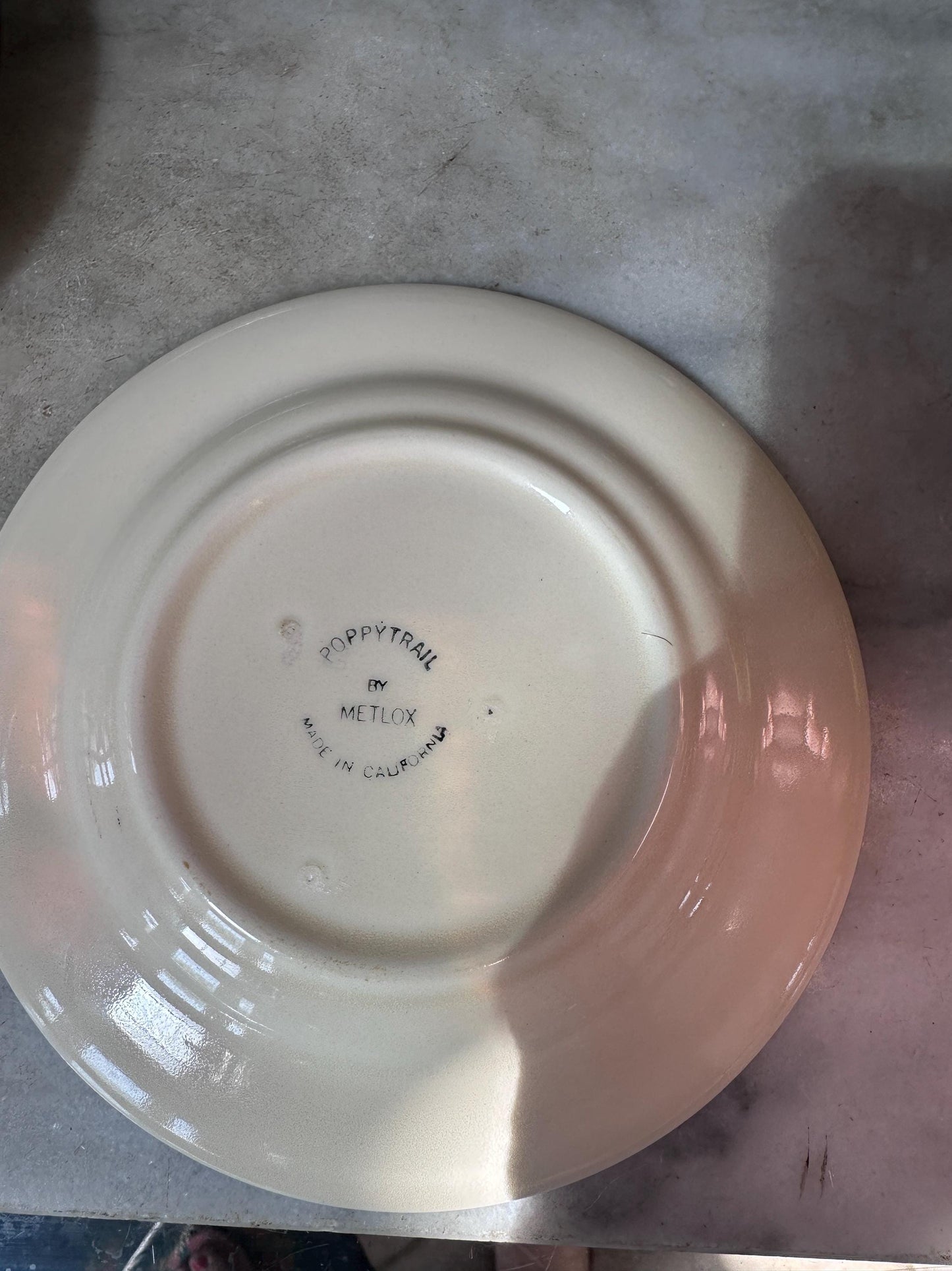 Set of 2 Vintage Metlox Red Rooster Dessert Plates – Farmhouse Kitchen MCM USA, 6.25”