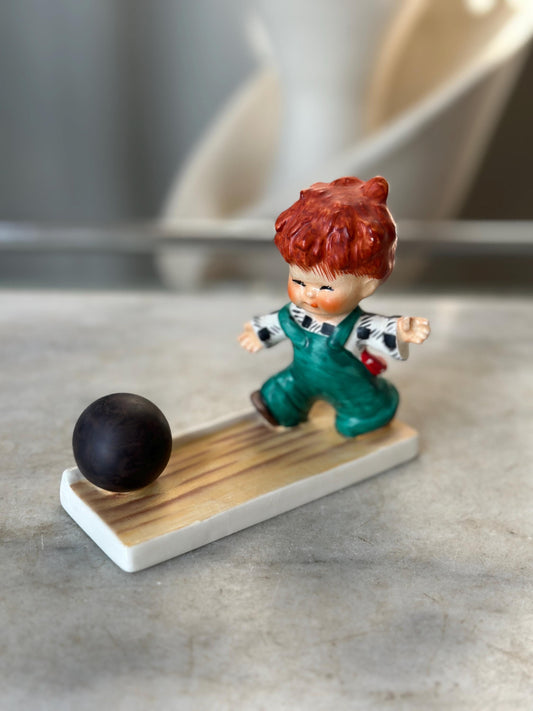 Vintage Original Charlot BYJ “Strike” Figurine | Goebel W. Germany | 1957 | Redheads Collection