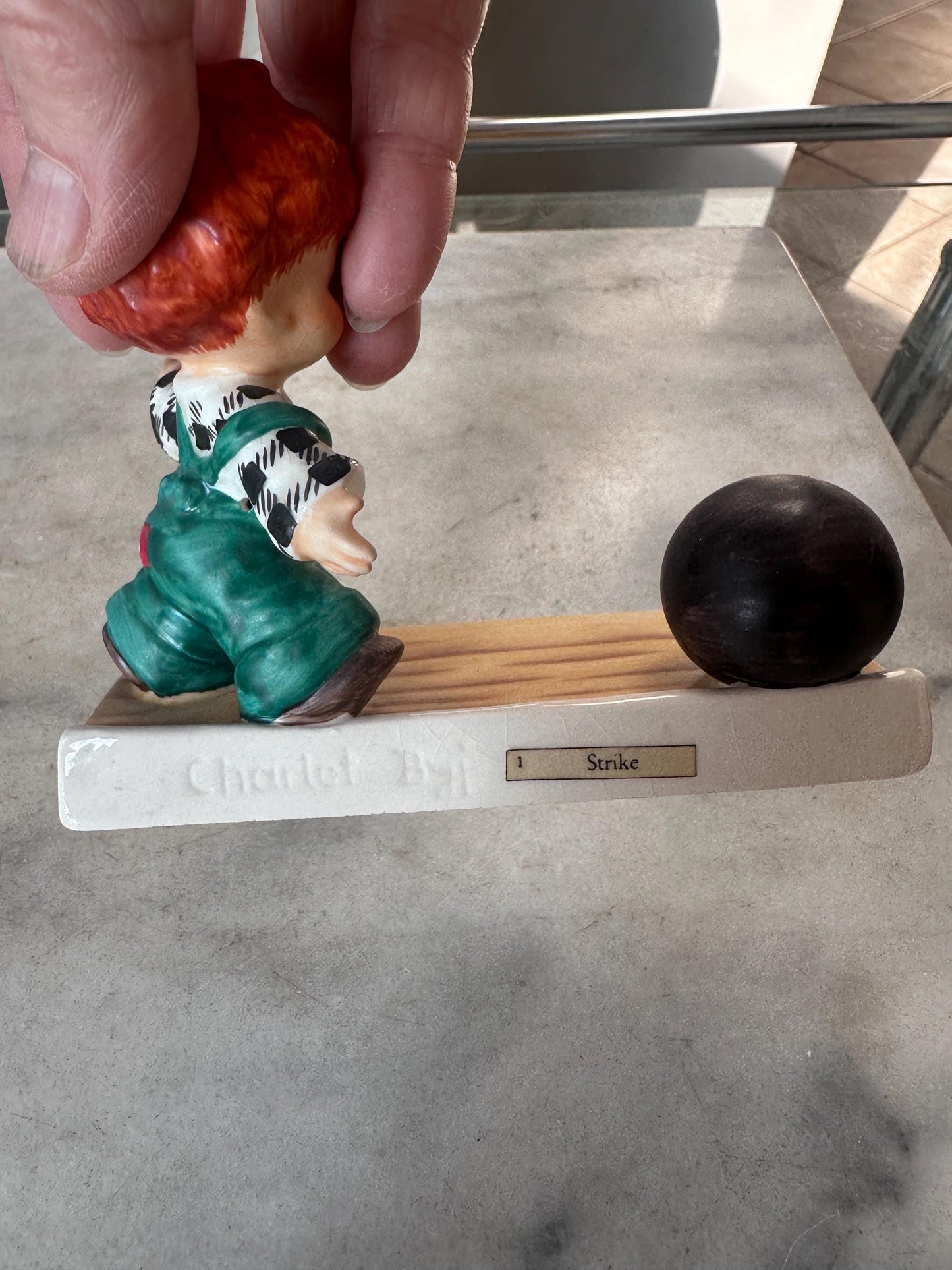 Vintage Original Charlot BYJ “Strike” Figurine | Goebel W. Germany | 1957 | Redheads Collection