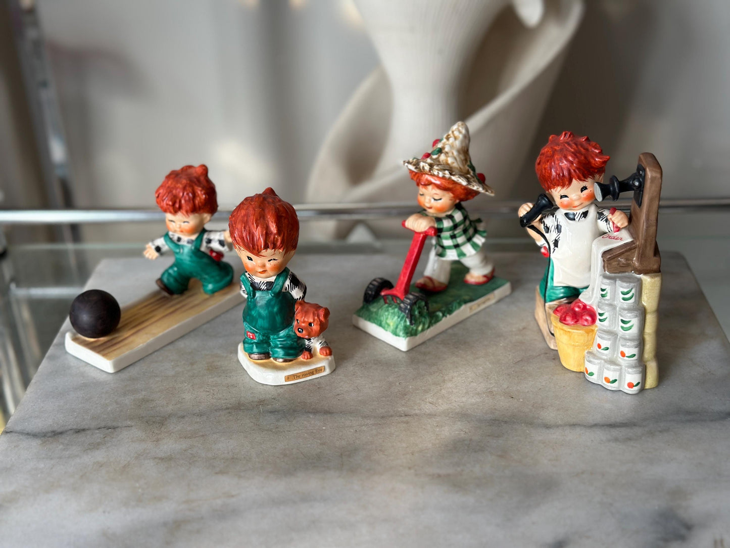 Vintage Original Charlot BYJ “Strike” Figurine | Goebel W. Germany | 1957 | Redheads Collection