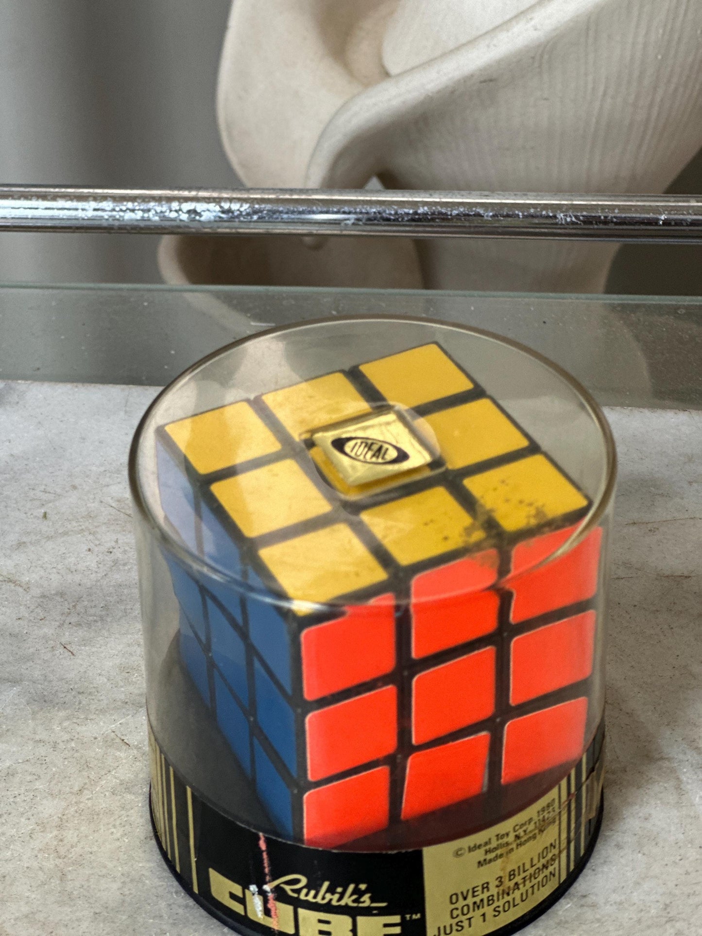 Vintage 1980 Original Rubik’s Cube | NOS New Old Stock | Sealed Unopened Package | Made in Hong Kong | Authentic Ideal Toy | Retro Puzzle Co