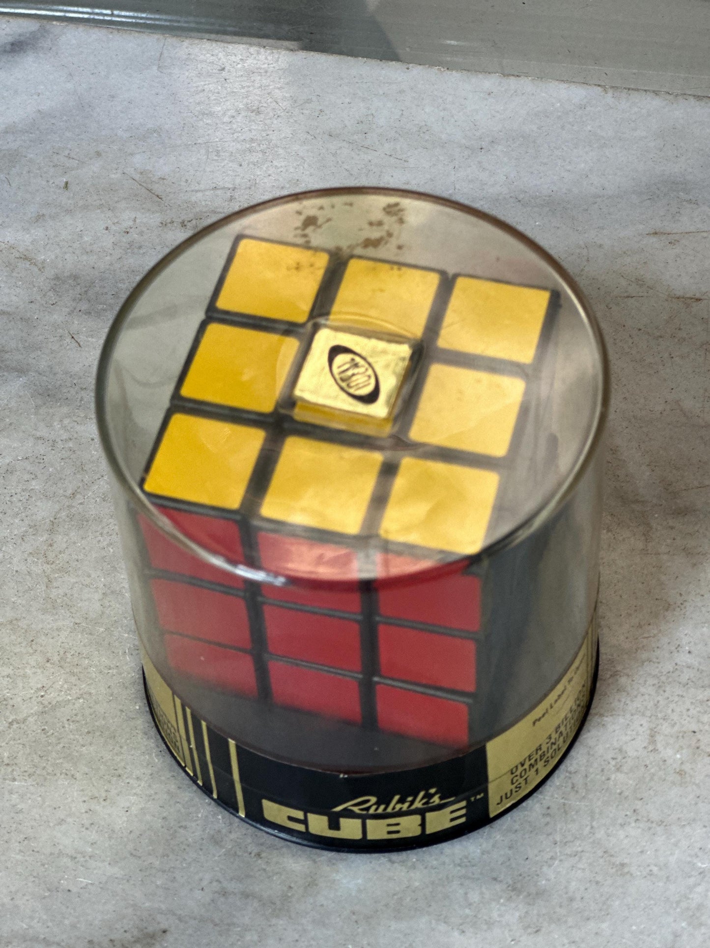 Vintage 1980 Original Rubik’s Cube | NOS New Old Stock | Sealed Unopened Package | Made in Hong Kong | Authentic Ideal Toy | Retro Puzzle Co