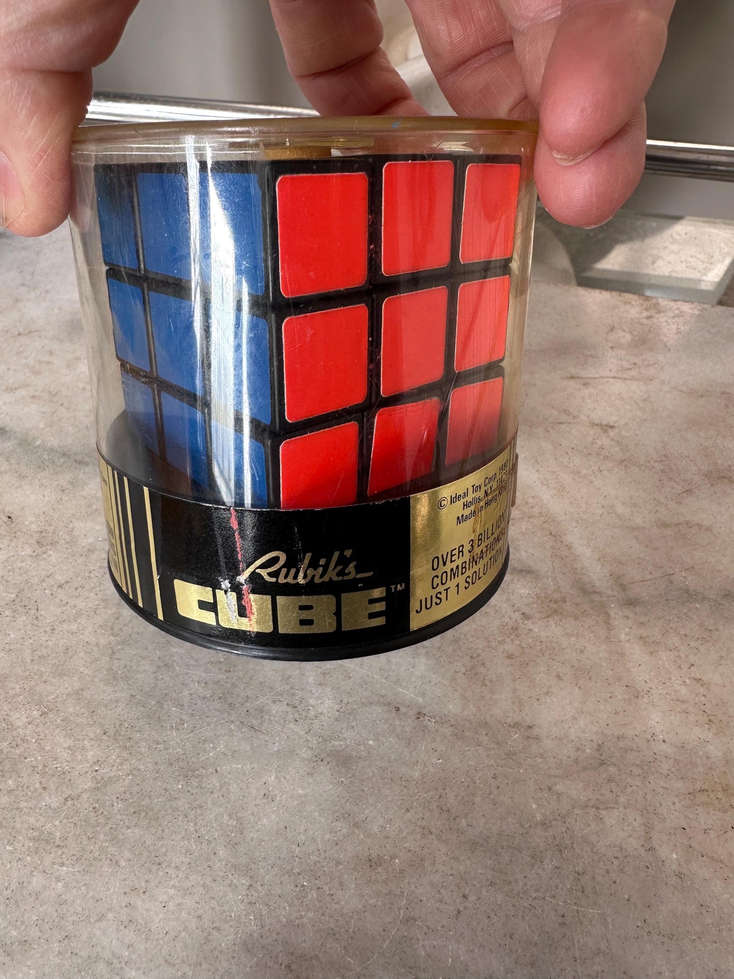 Vintage 1980 Original Rubik’s Cube | NOS New Old Stock | Sealed Unopened Package | Made in Hong Kong | Authentic Ideal Toy | Retro Puzzle Co