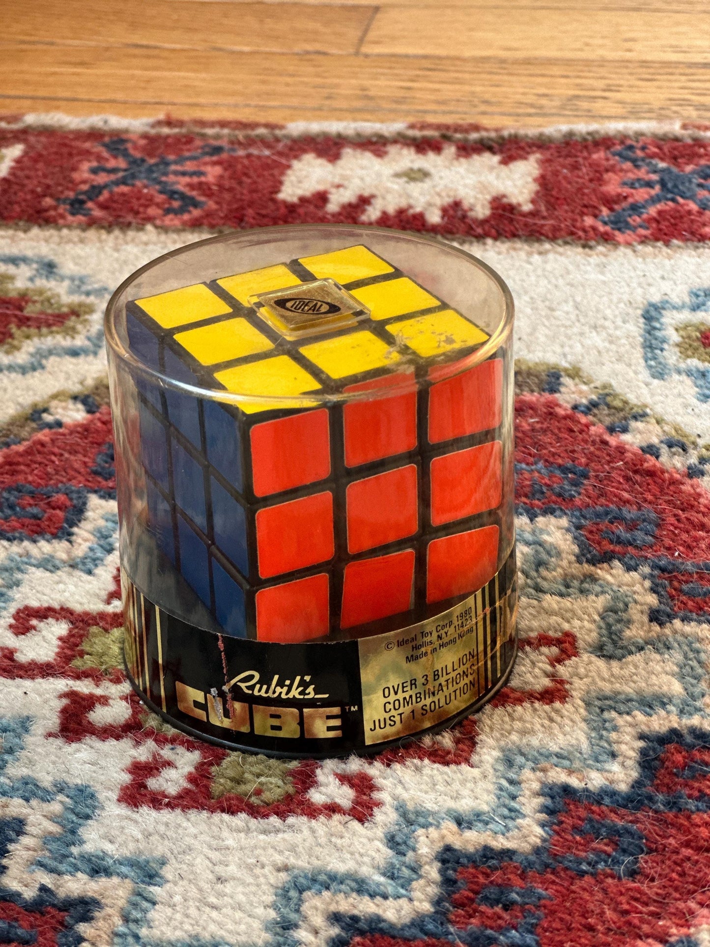 Vintage 1980 Original Rubik’s Cube | NOS New Old Stock | Sealed Unopened Package | Made in Hong Kong | Authentic Ideal Toy | Retro Puzzle Co