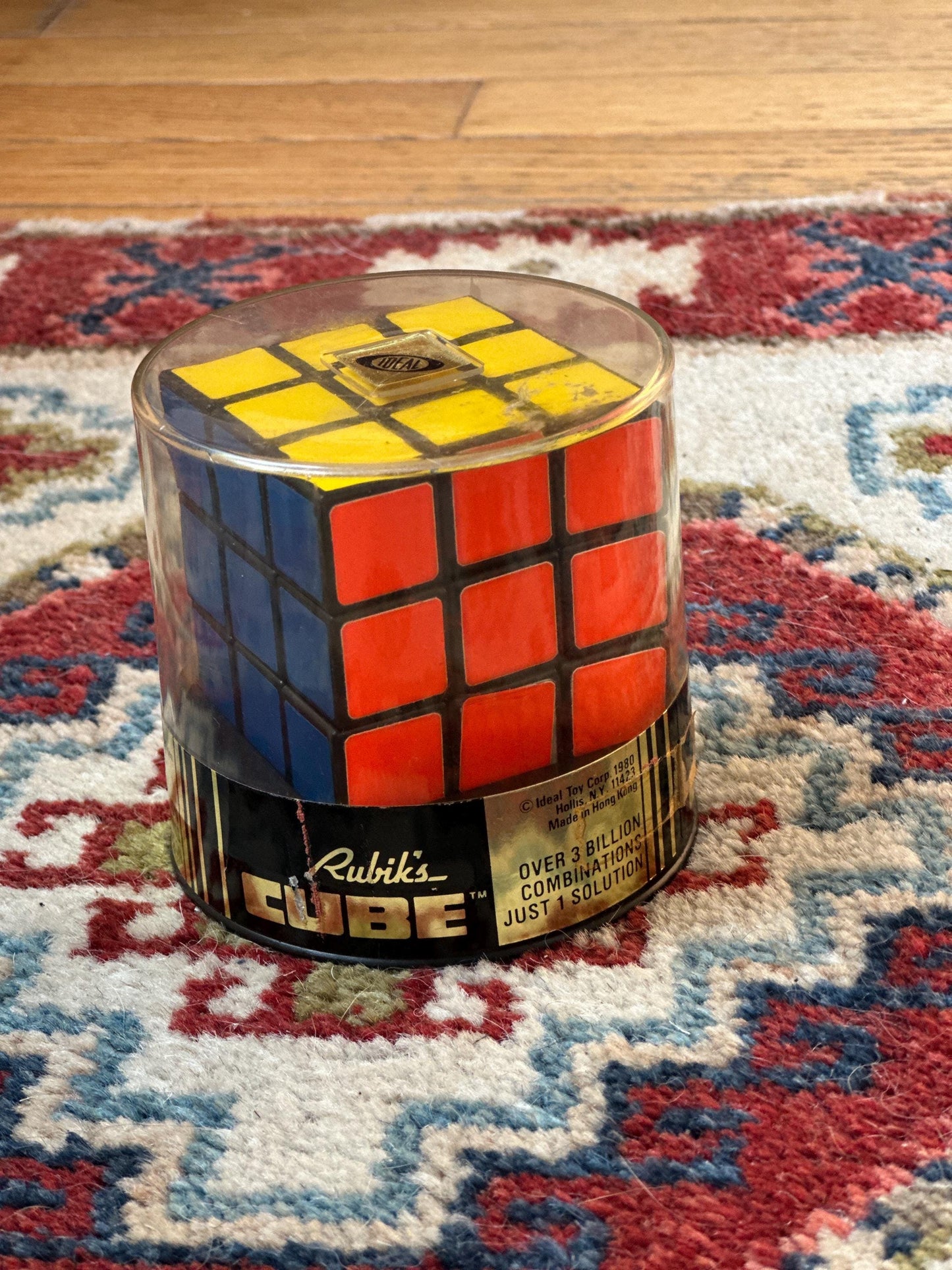 Vintage 1980 Original Rubik’s Cube | NOS New Old Stock | Sealed Unopened Package | Made in Hong Kong | Authentic Ideal Toy | Retro Puzzle Co