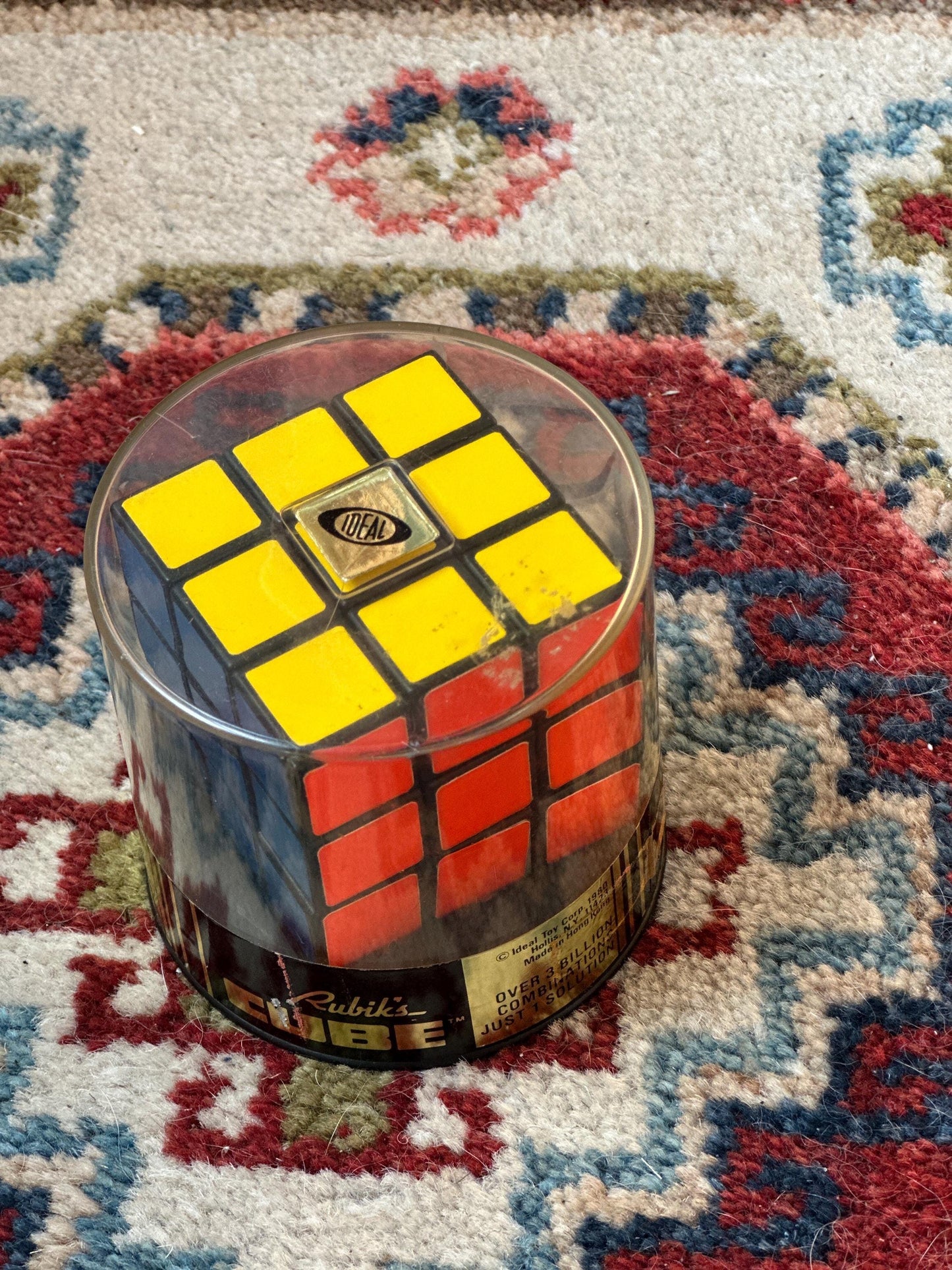 Vintage 1980 Original Rubik’s Cube | NOS New Old Stock | Sealed Unopened Package | Made in Hong Kong | Authentic Ideal Toy | Retro Puzzle Co