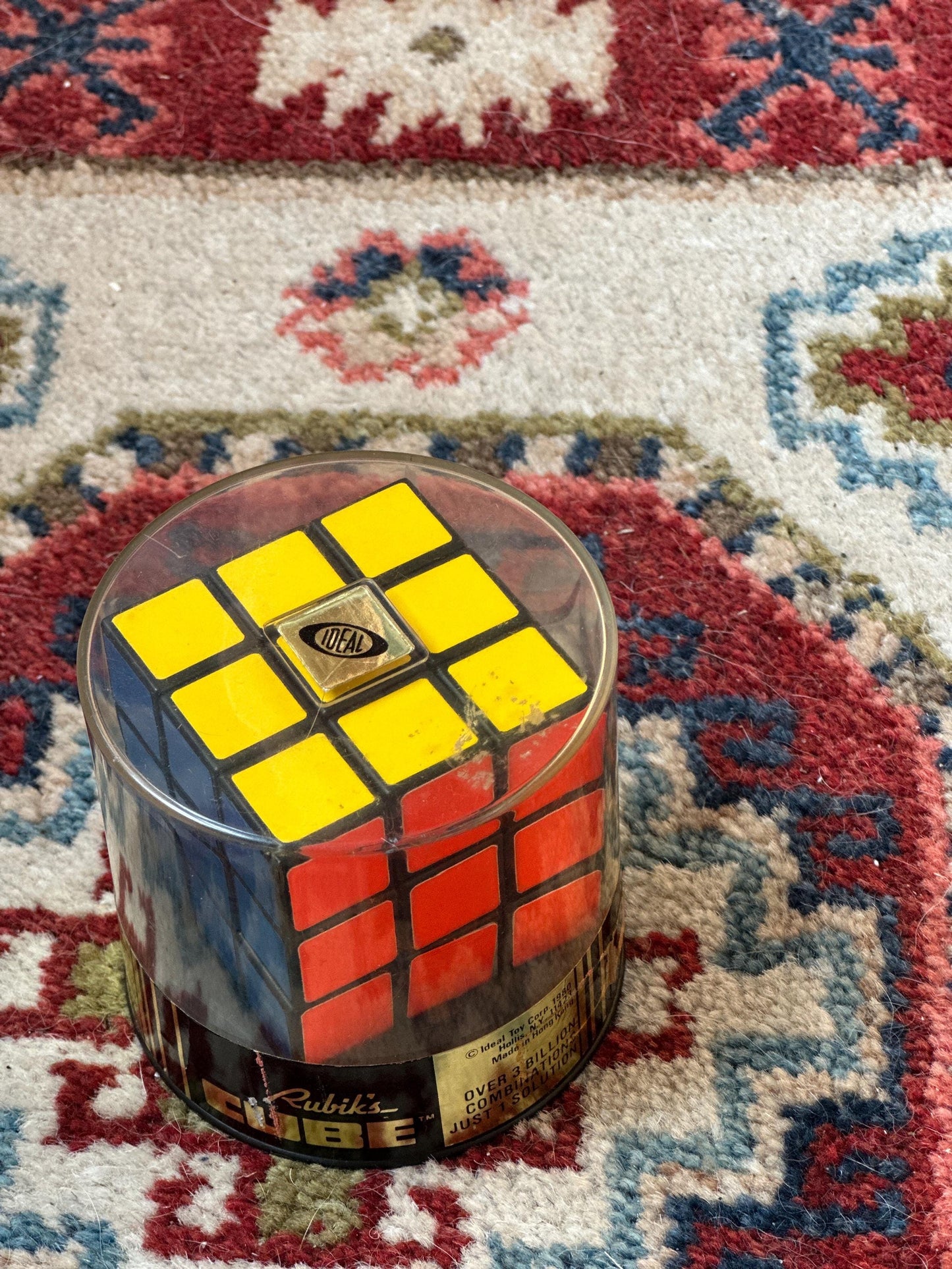 Vintage 1980 Original Rubik’s Cube | NOS New Old Stock | Sealed Unopened Package | Made in Hong Kong | Authentic Ideal Toy | Retro Puzzle Co