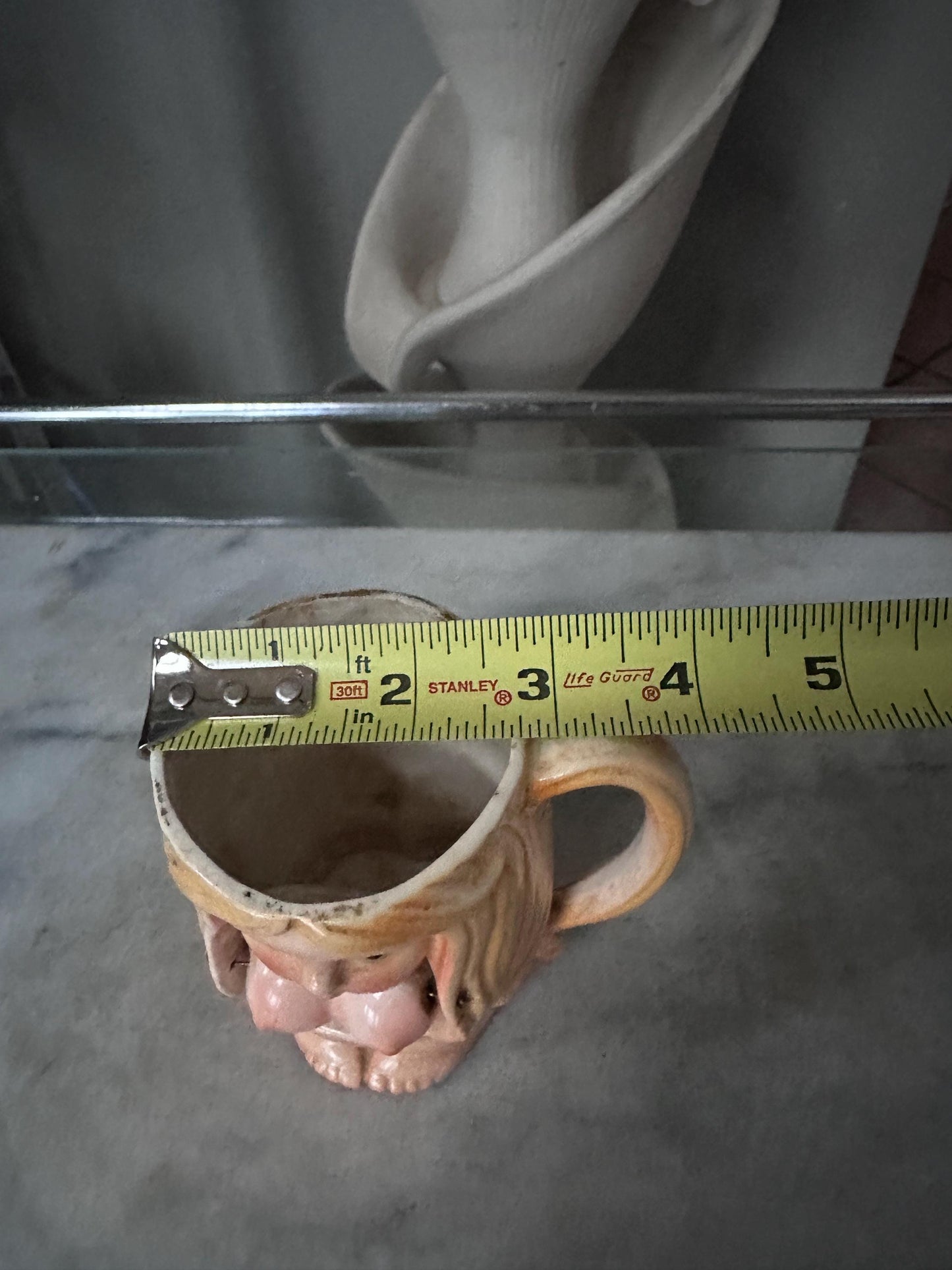 Vintage 1970s Naughty Novelty Coffee Mug | Nude Woman Swinging Boobs Mug | Made in Japan | Adult Humor | Bachelor Barware | Collectible